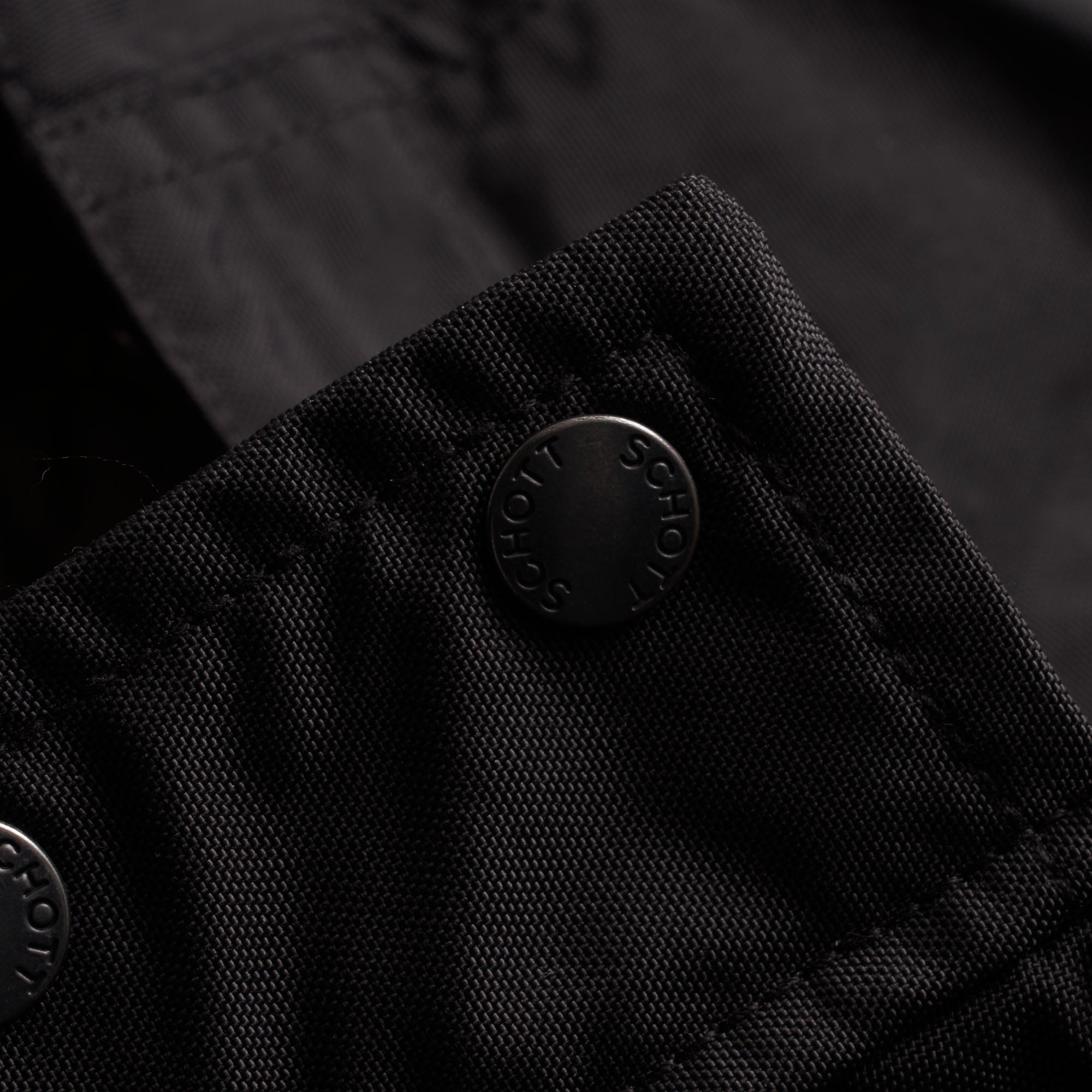 Schott NYC Husky 18 Smock Jacket - Black