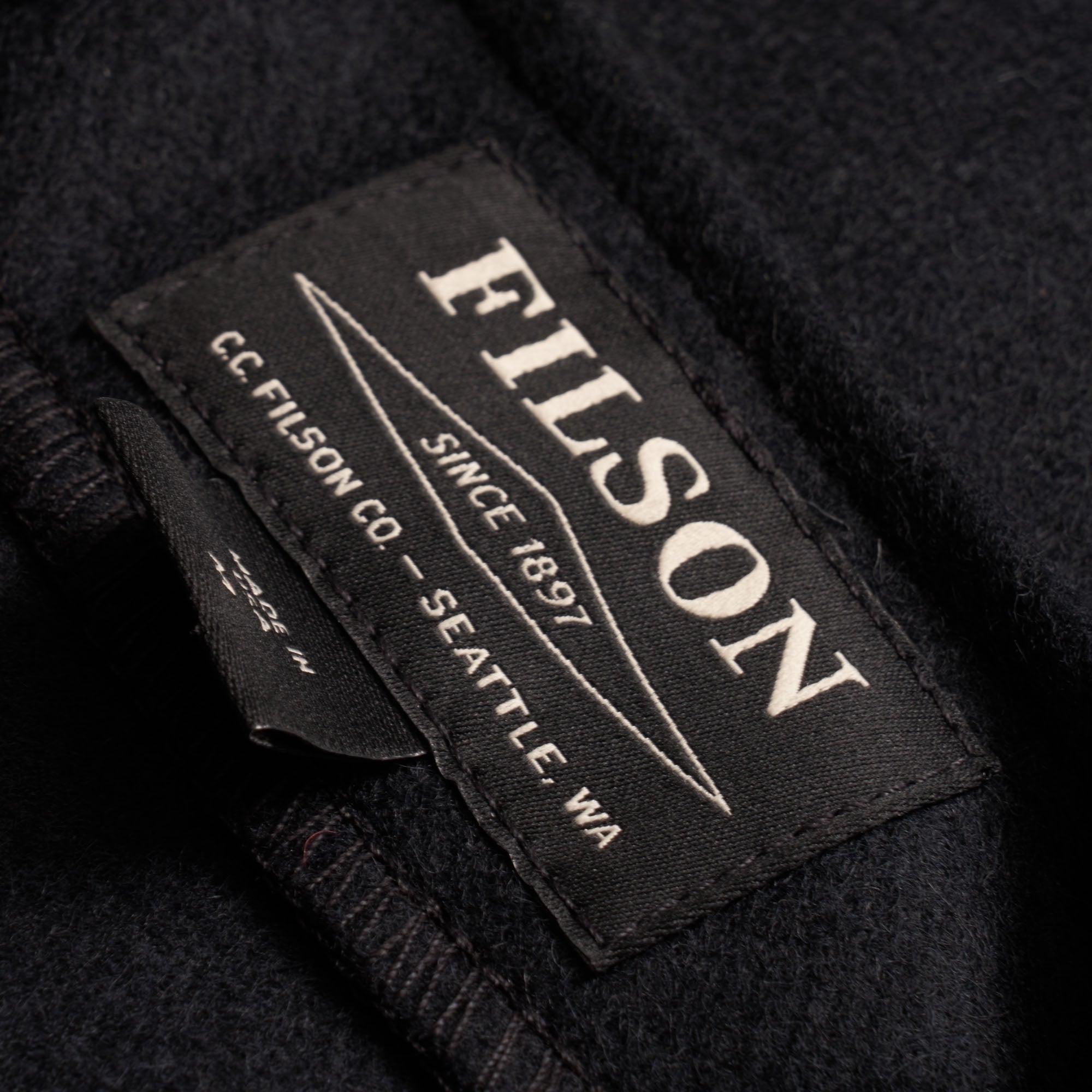 Filson Mackinaw Wool Vest - Navy