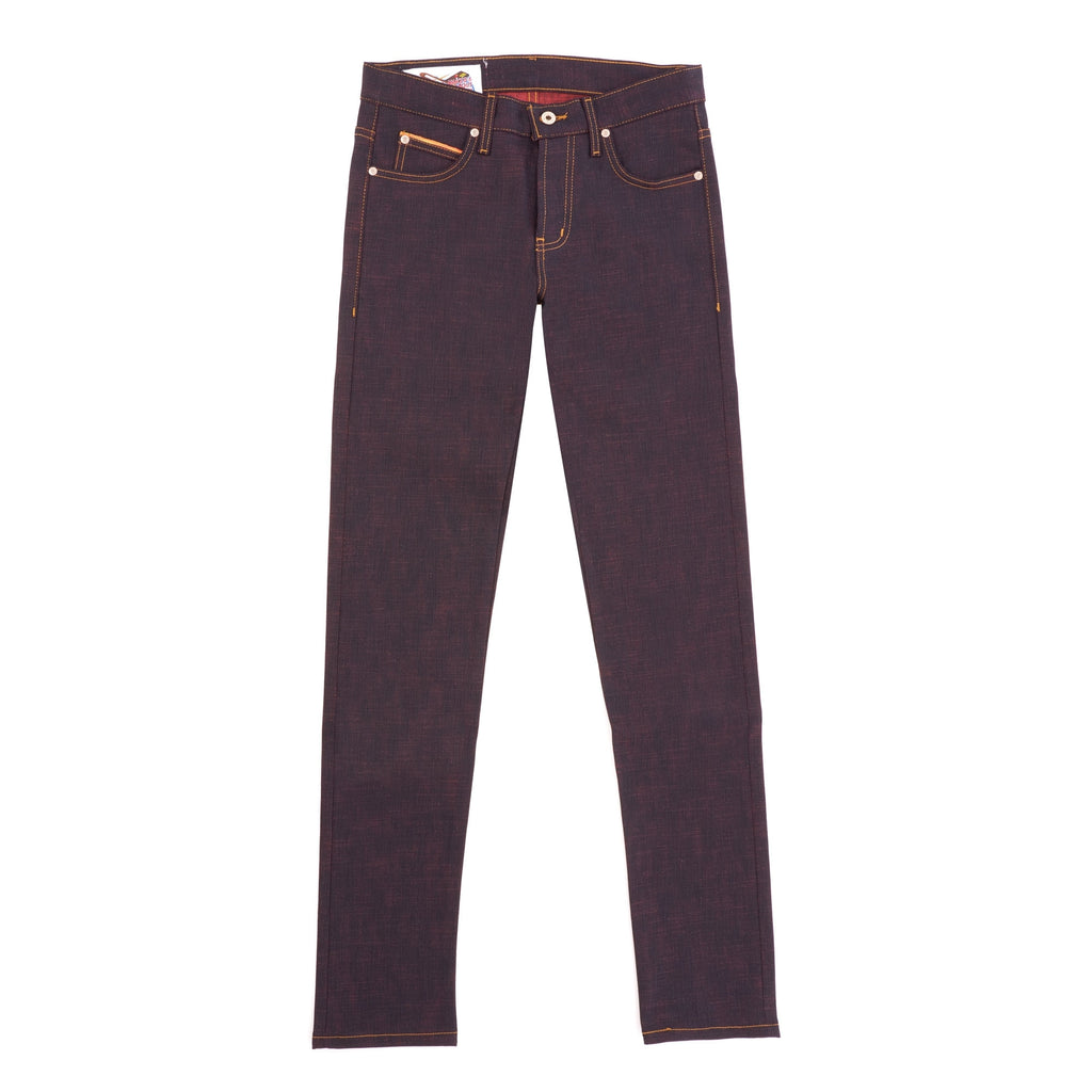 Naked & Famous x Street Fighter™ 2 Super Guy Ken Shoryuken Selvedge Denim - Indigo & Red