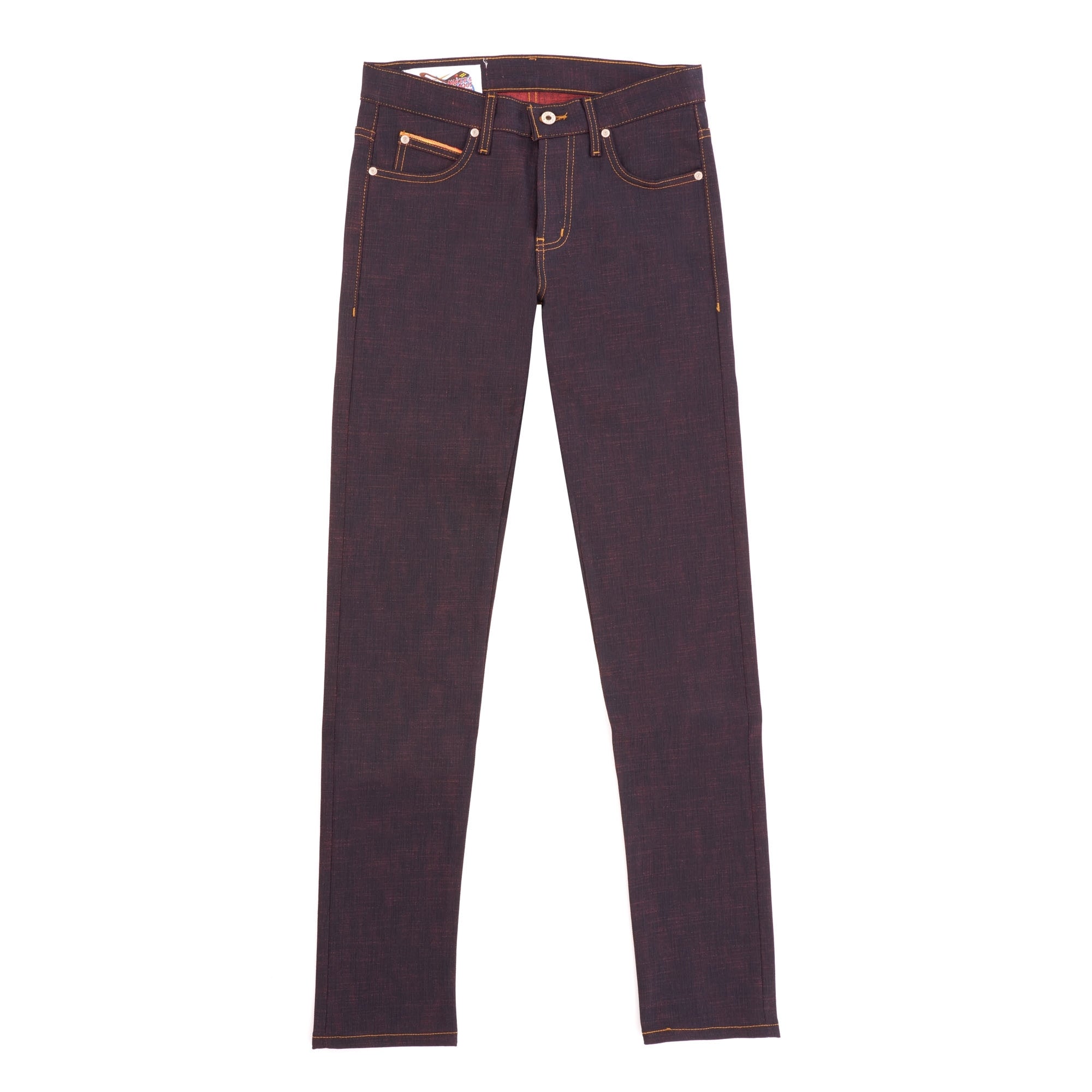Naked & Famous x Street Fighter™ 2 Super Guy Ken Shoryuken Selvedge Denim - Indigo & Red