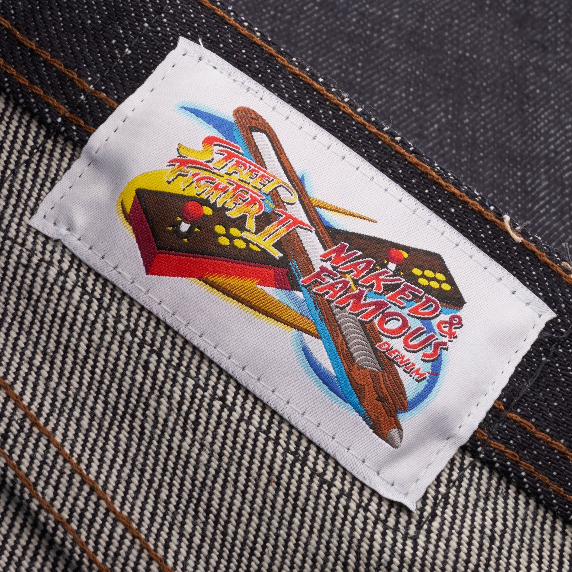 Naked & Famous x Street Fighter™ 2 Weird Guy E. Honda Heavyweight Sumo Selvedge - Indigo