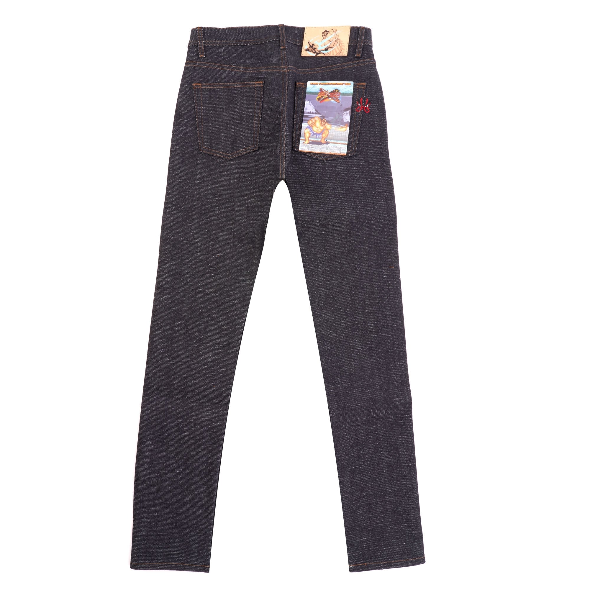Naked & Famous x Street Fighter™ 2 Weird Guy E. Honda Heavyweight Sumo Selvedge - Indigo