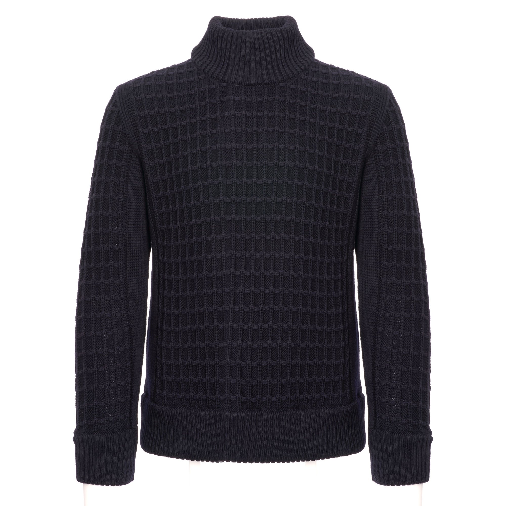 S.N.S Herning Hybrid-II High Neck Jumper - Navy