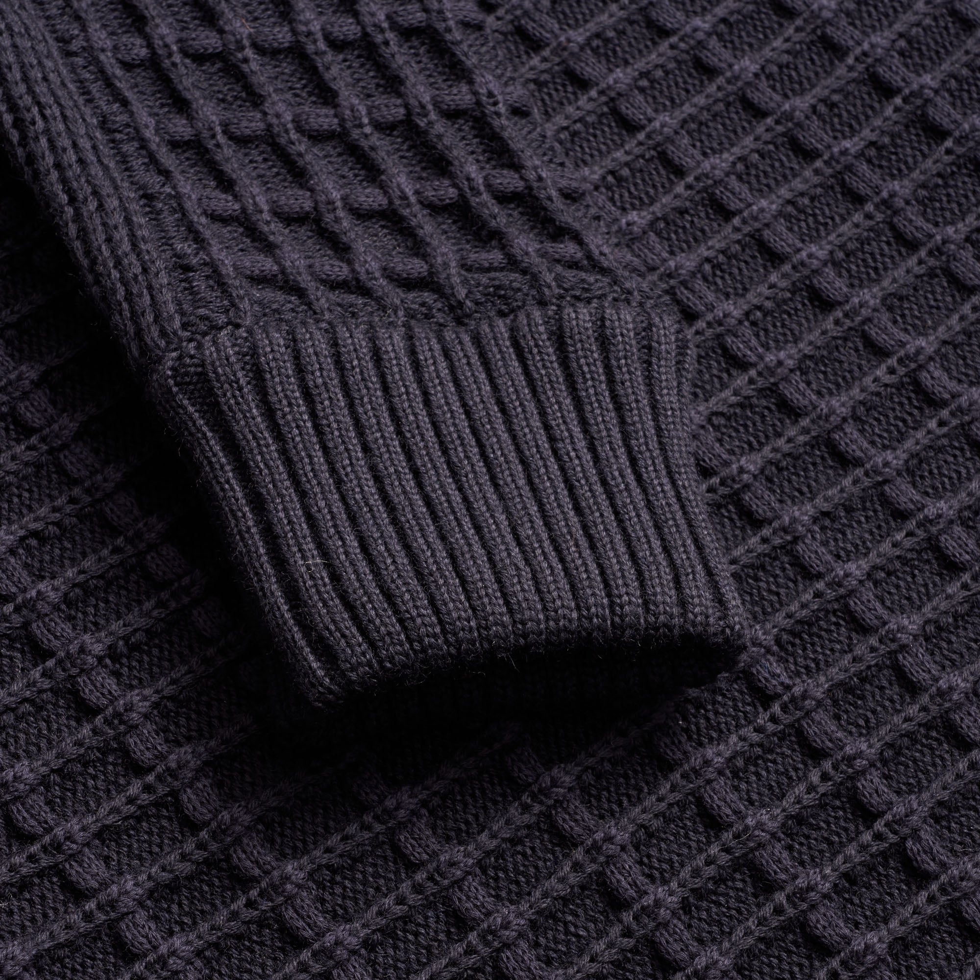 S.N.S Herning Hybrid-II High Neck Jumper - Navy