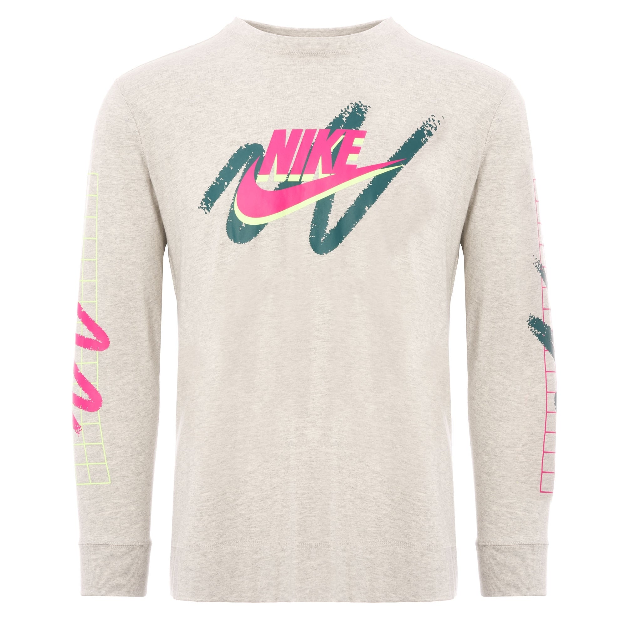 Nike Womens Womens Archive Long Sleeve T-Shirt - Grey