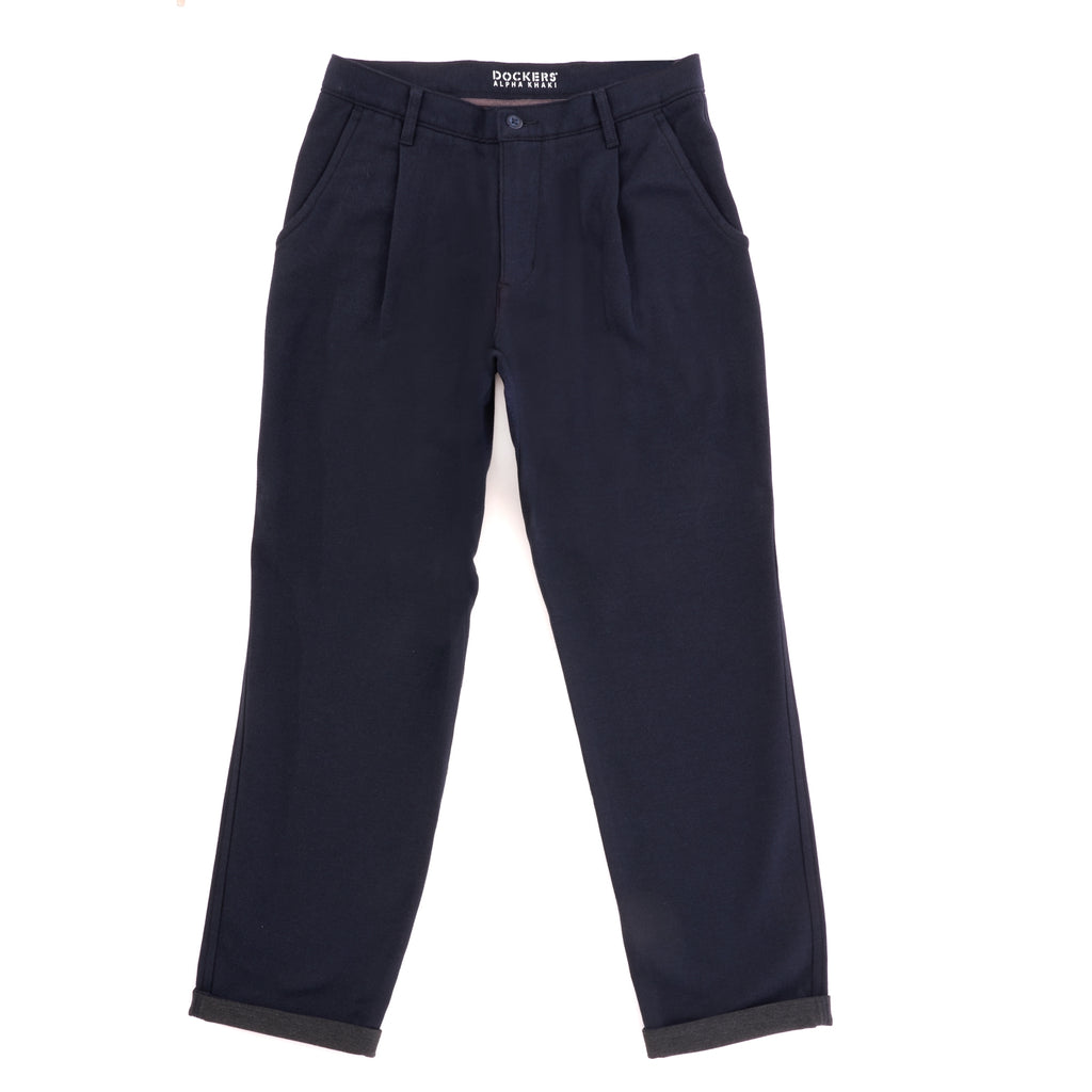 Dockers Montano Single Pleated Slim Trousers - Pembroke