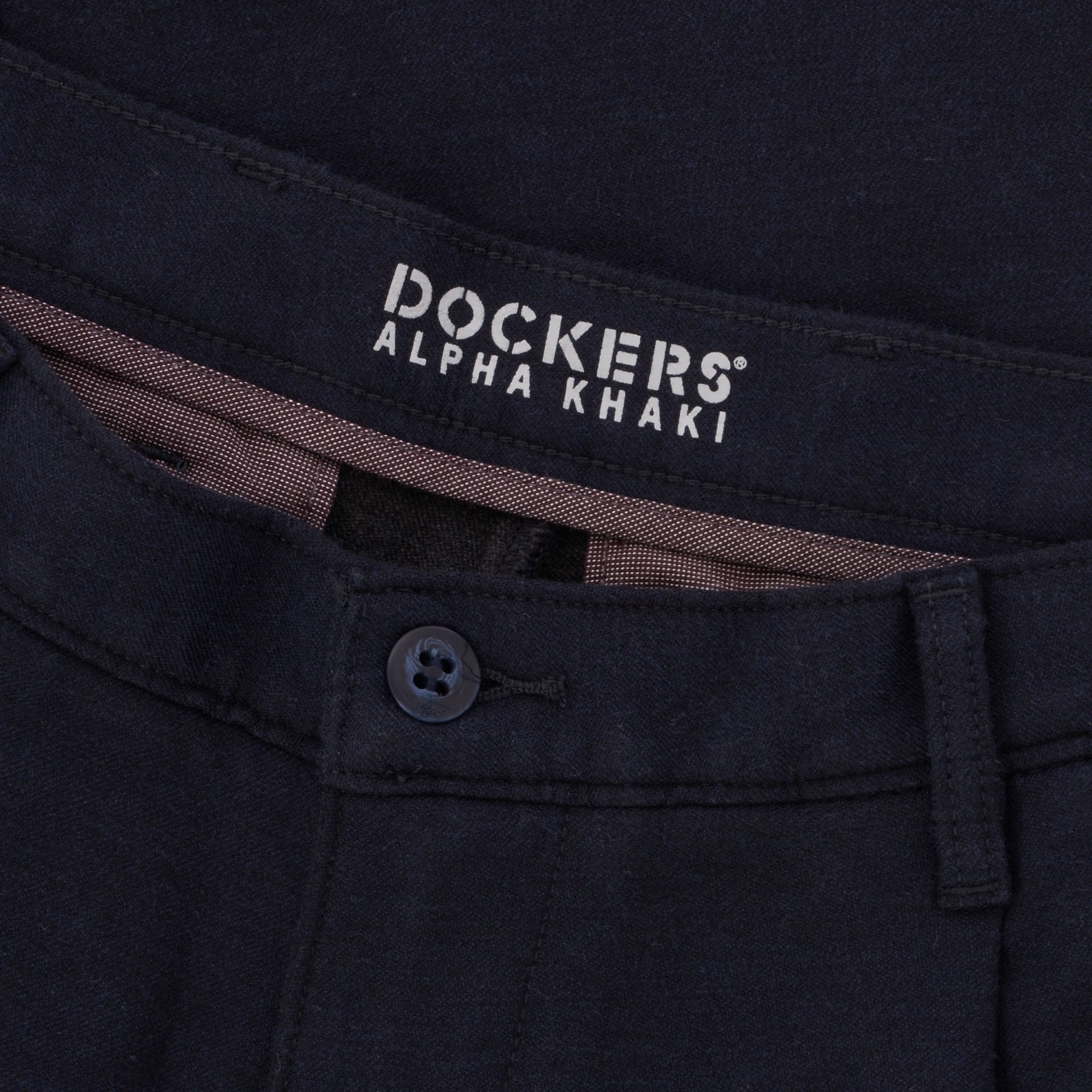 Dockers Montano Single Pleated Slim Trousers - Pembroke
