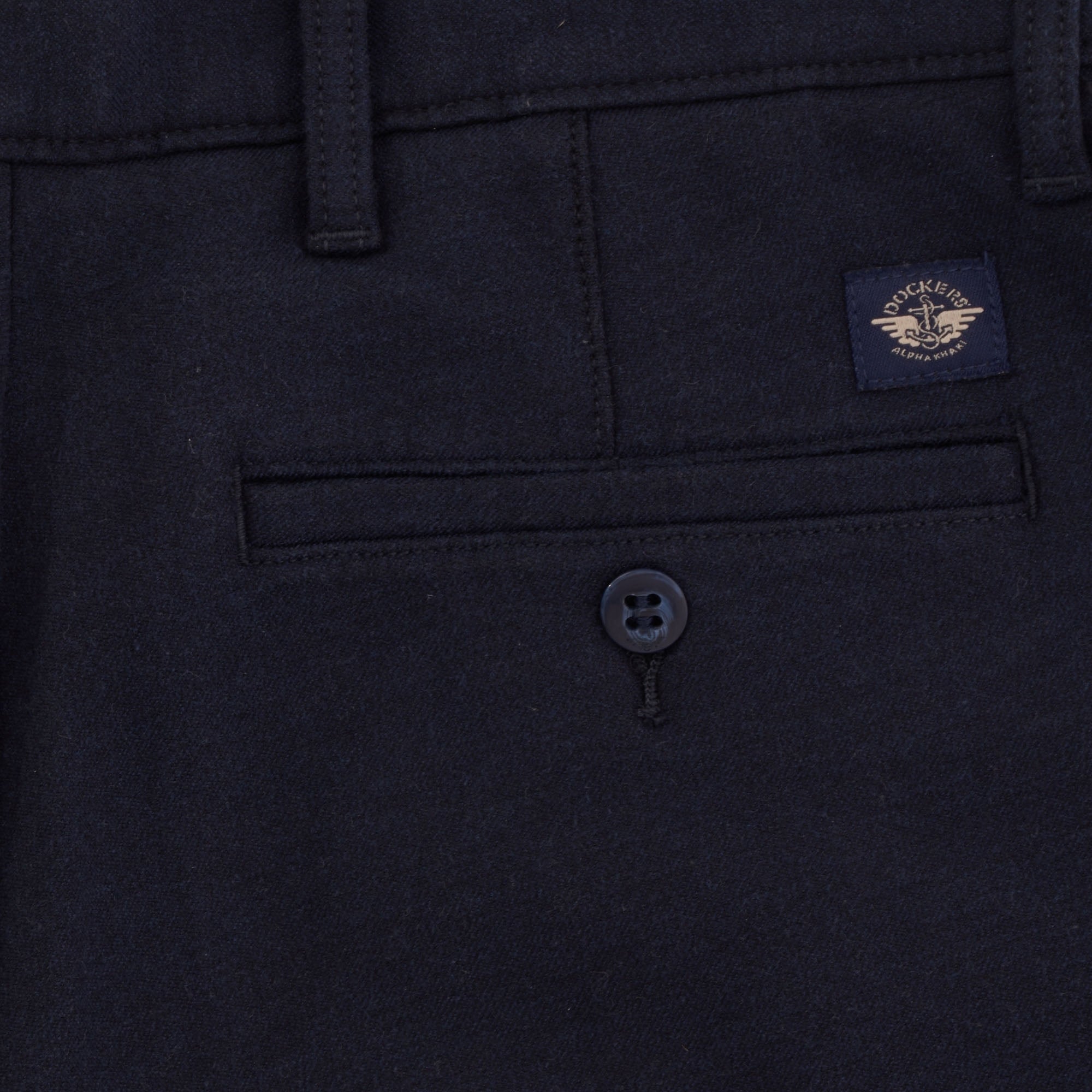 Dockers Montano Single Pleated Slim Trousers - Pembroke