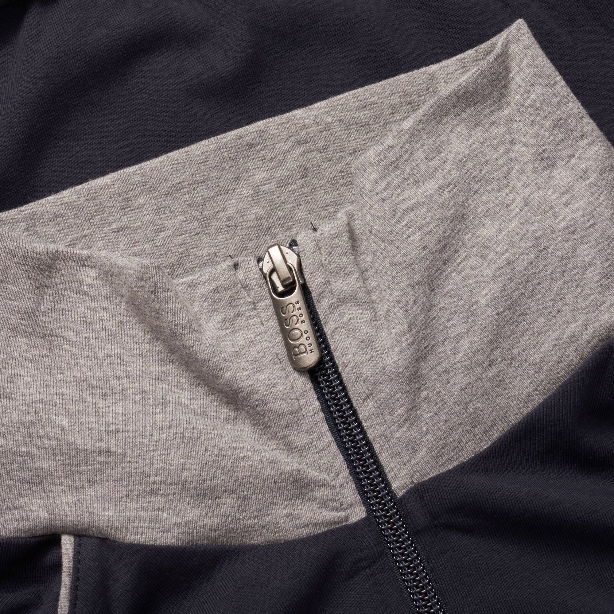 Boss Funnel Neck Jacket - Dark Blue