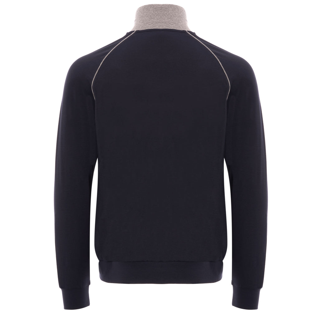 Boss Funnel Neck Jacket - Dark Blue