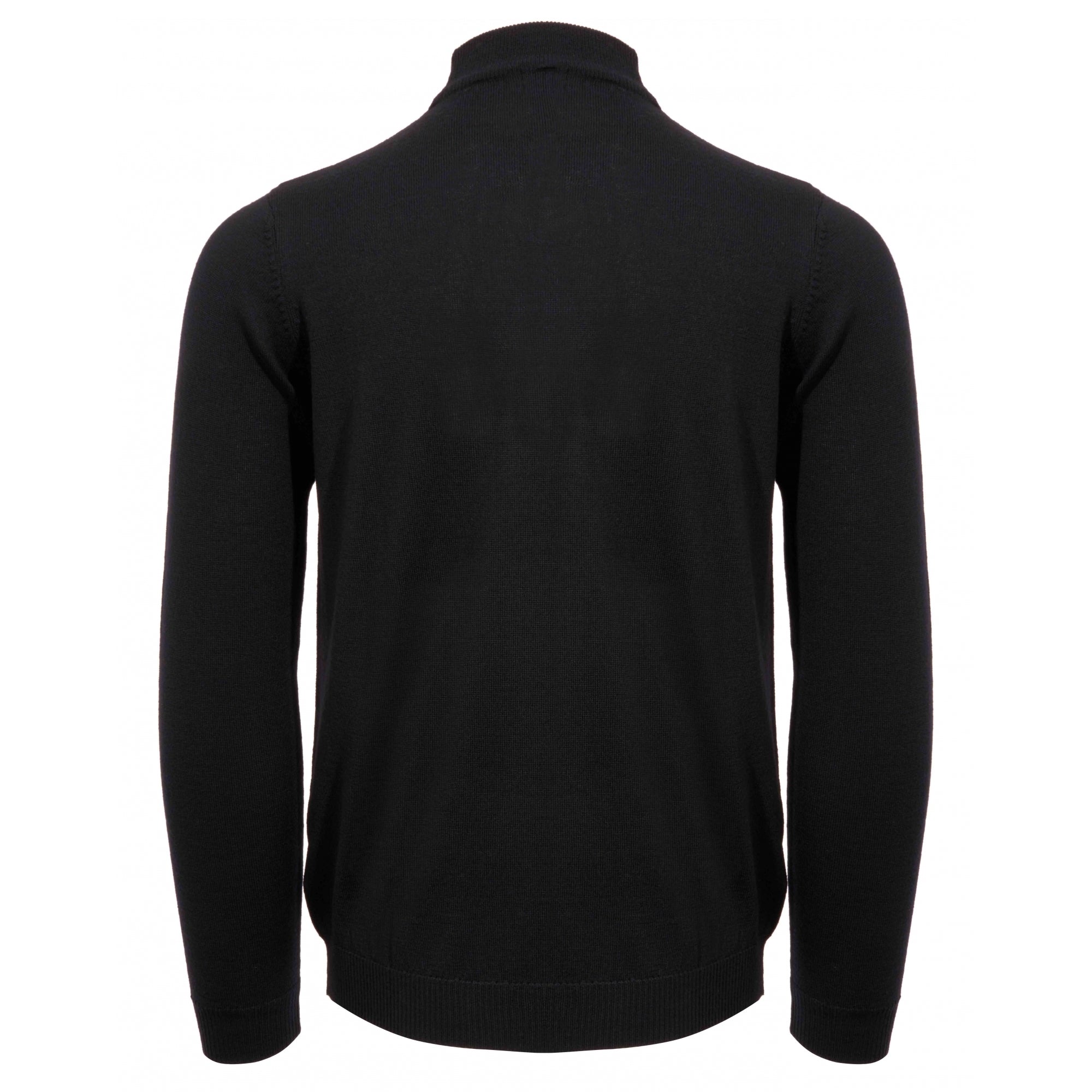 None Of The Above Mock Turtle Neck Jumper - Black