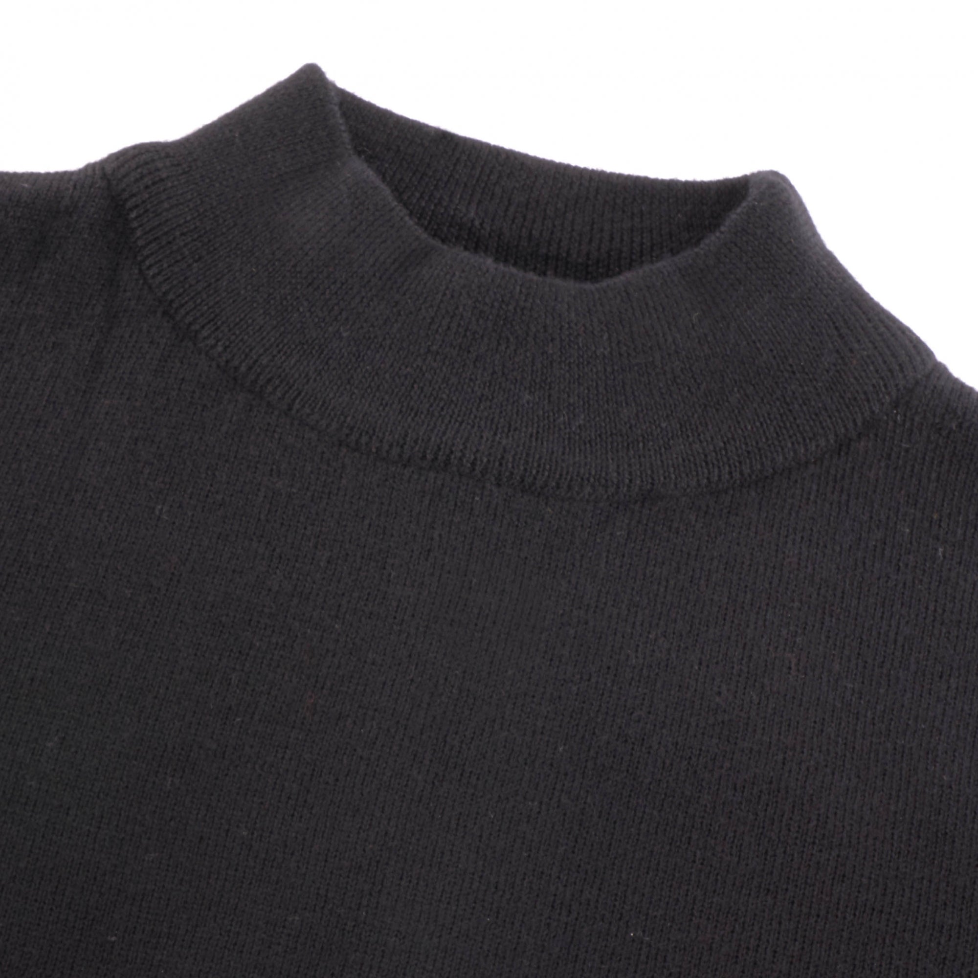 None Of The Above Mock Turtle Neck Jumper - Black