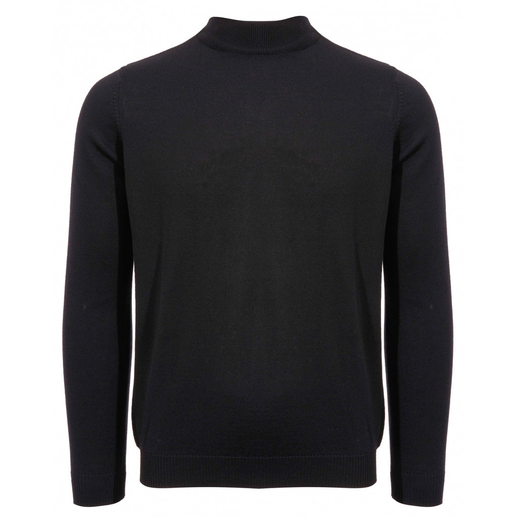 None Of The Above Mock Turtle Neck Jumper - Black