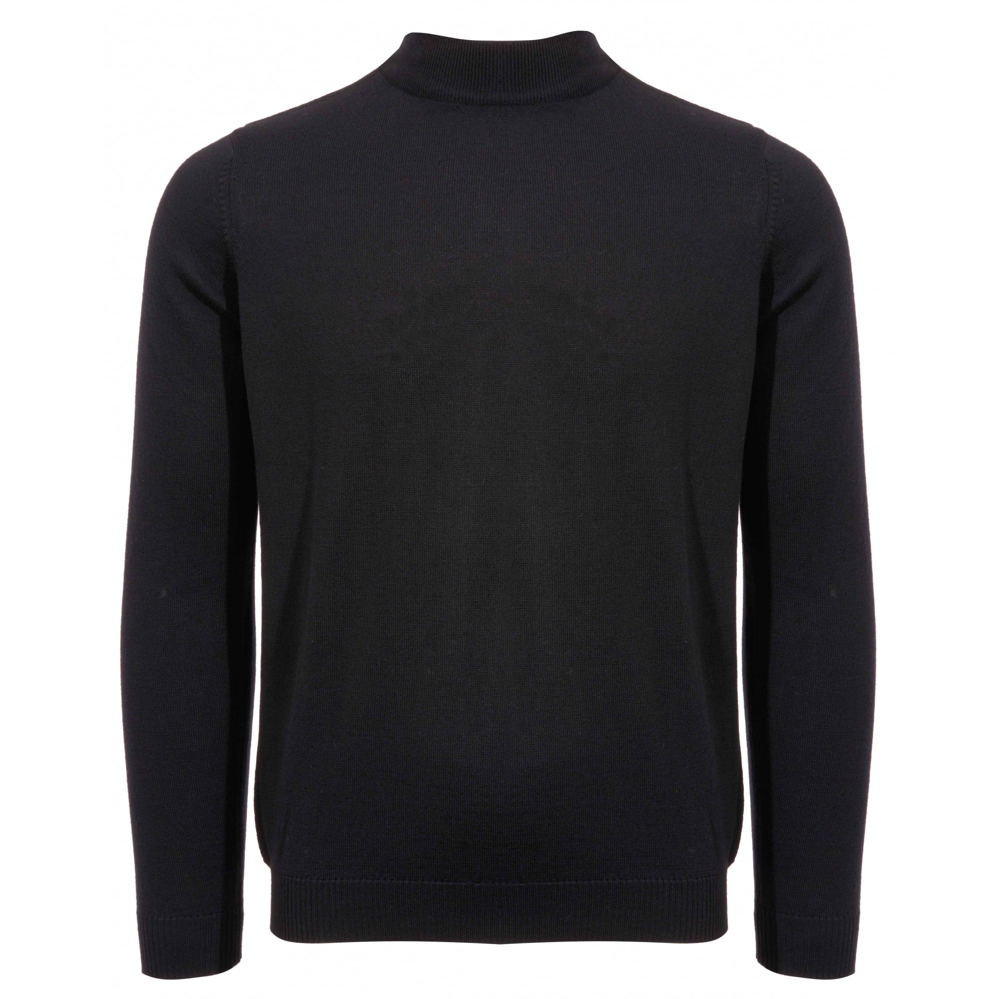 None Of The Above Mock Turtle Neck Jumper - Black