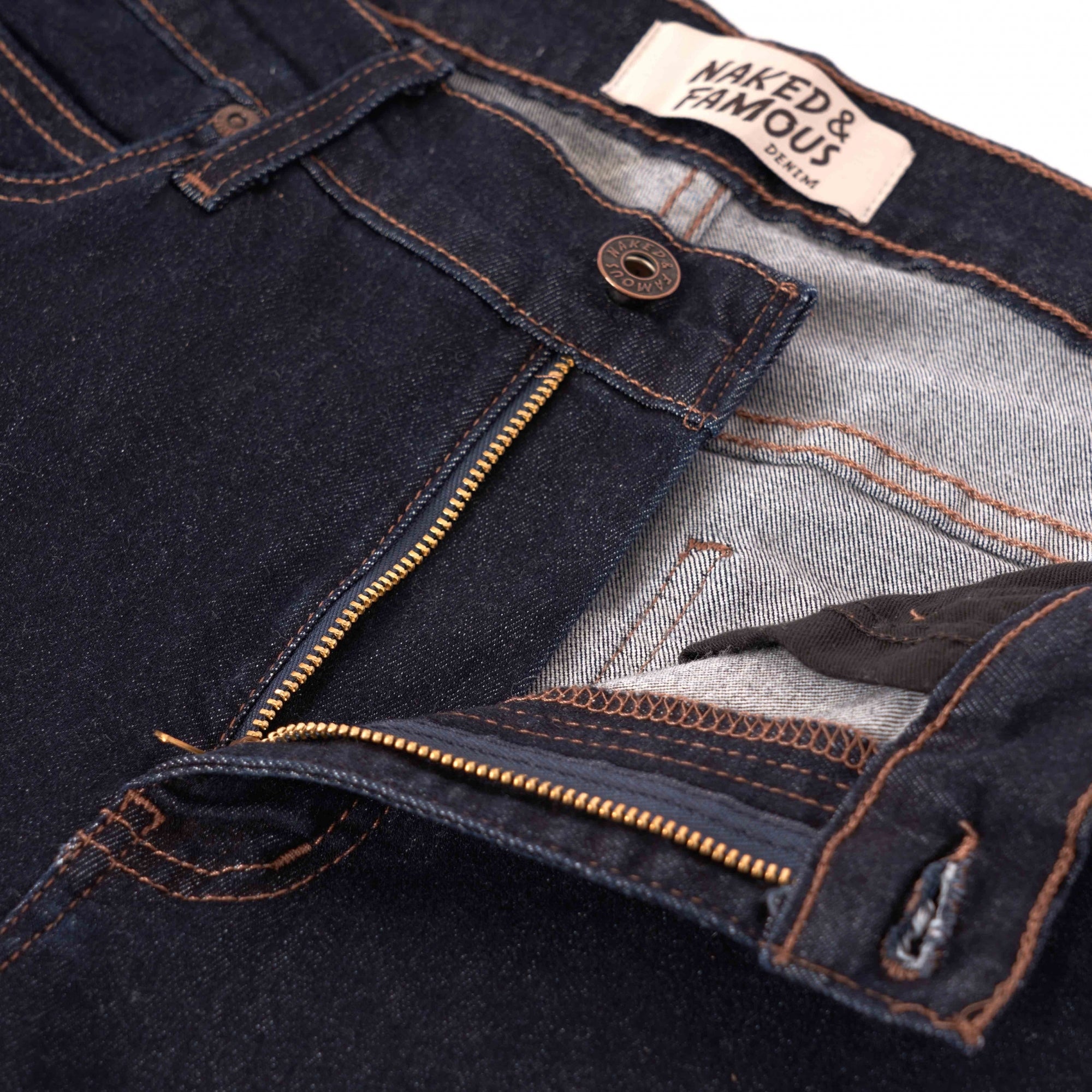 Naked and Famous Denim Super Skinny Guy Jeans - Indigo