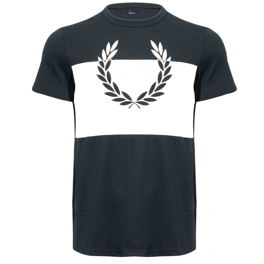 Fred Perry Wreath Tee - Dark Emerald