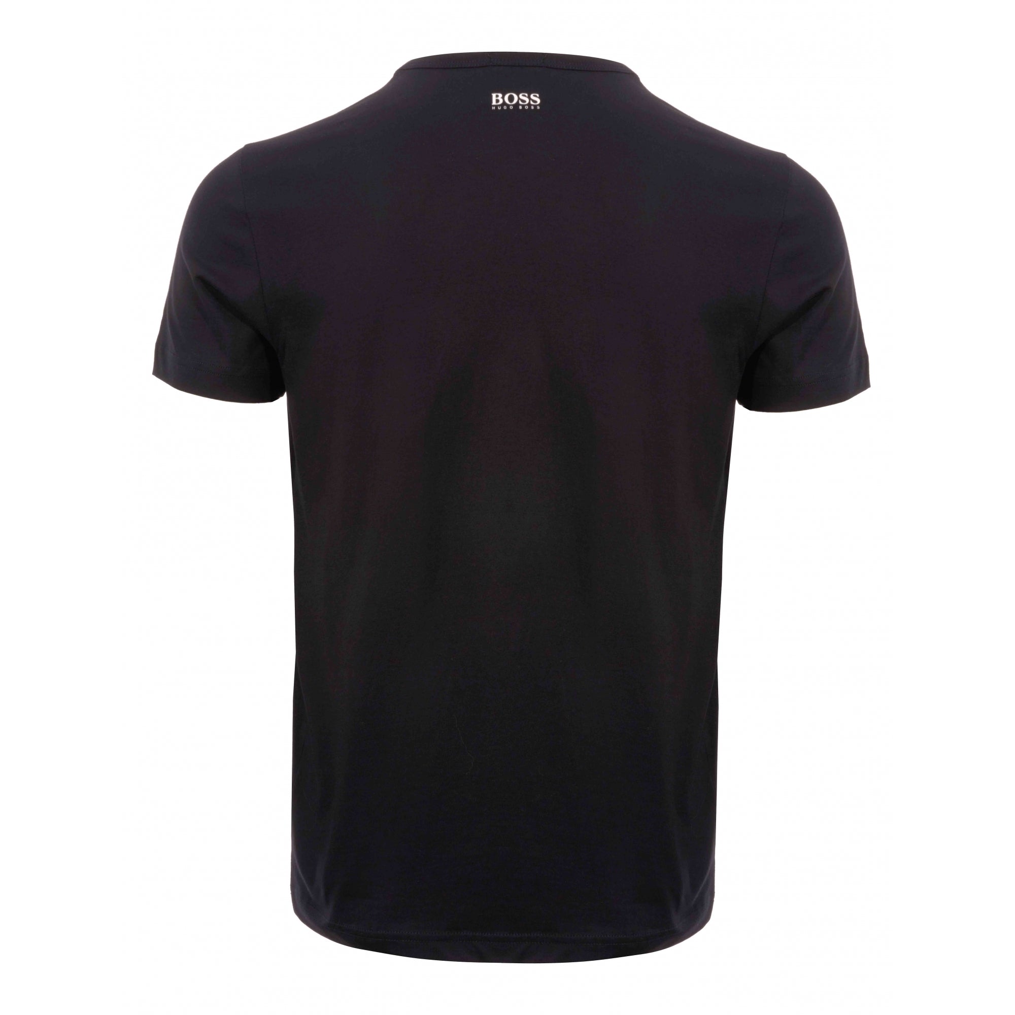 Boss Distorted Logo T-Shirt - Black
