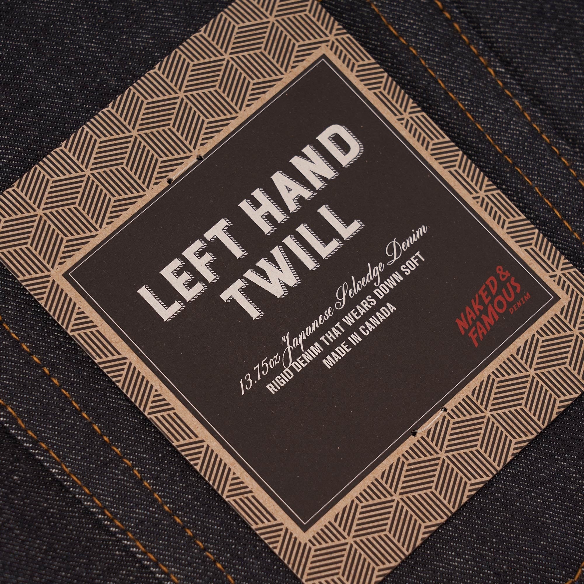 Easy Guy Left Hand Twill Selvedge - Indigo