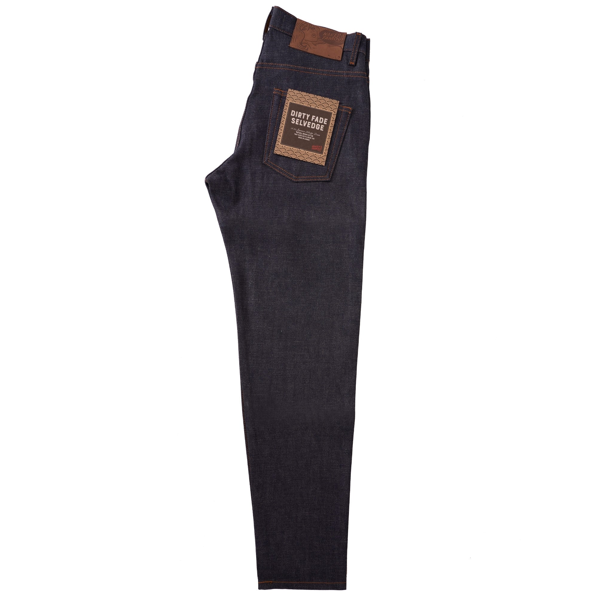 Easy Guy Dirty Fade Selvedge Jeans - Indigo