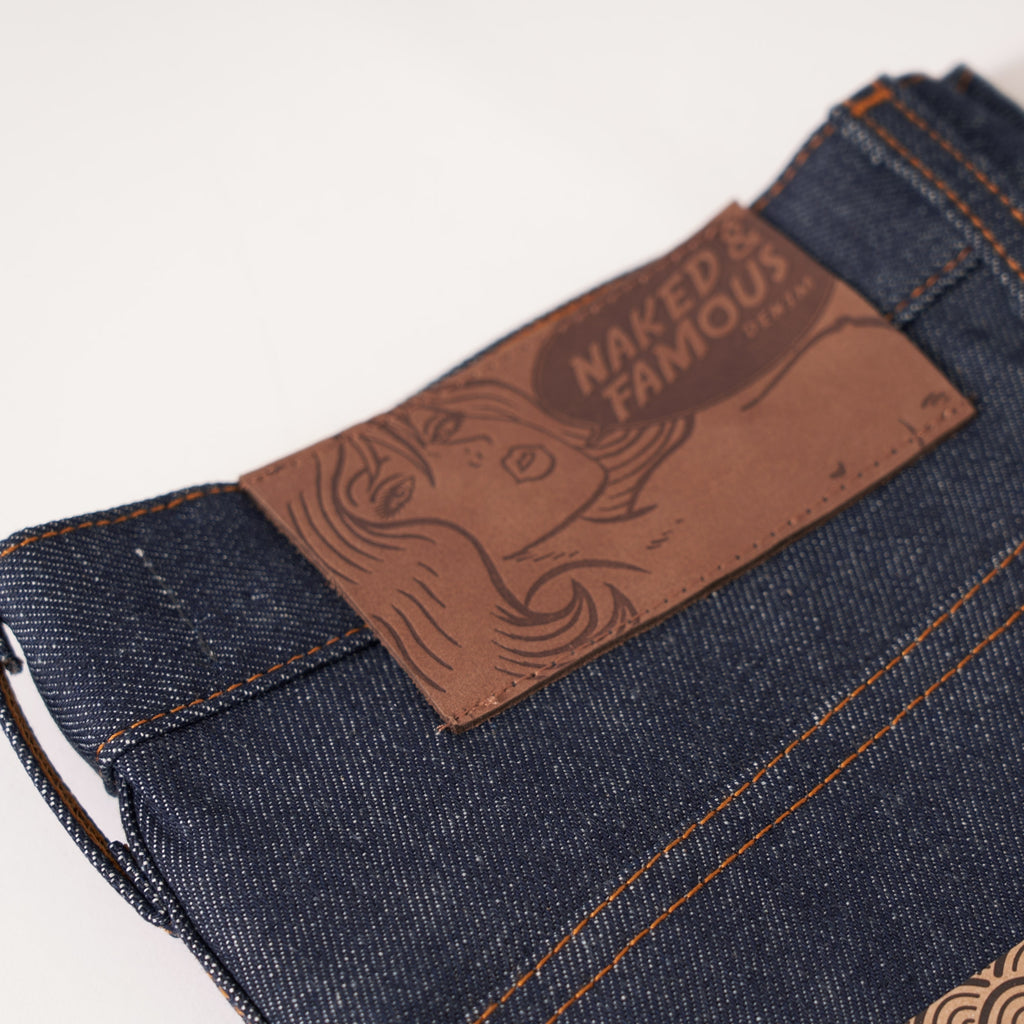 Easy Guy Dirty Fade Selvedge Jeans - Indigo