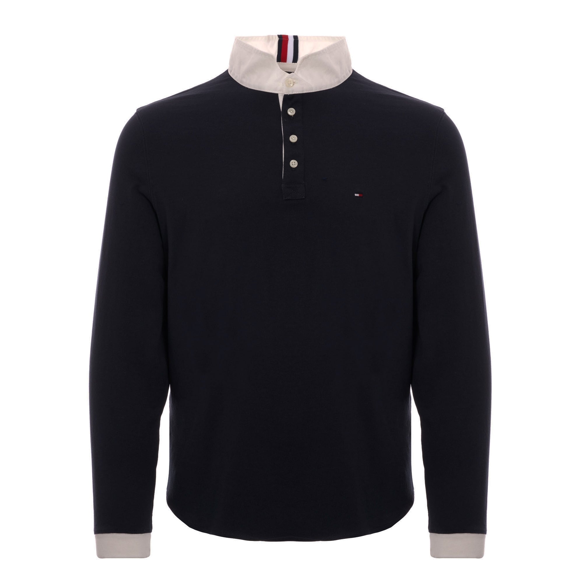 Tommy Hilfiger Relax Logo Rugby Shirt - Sky Captain