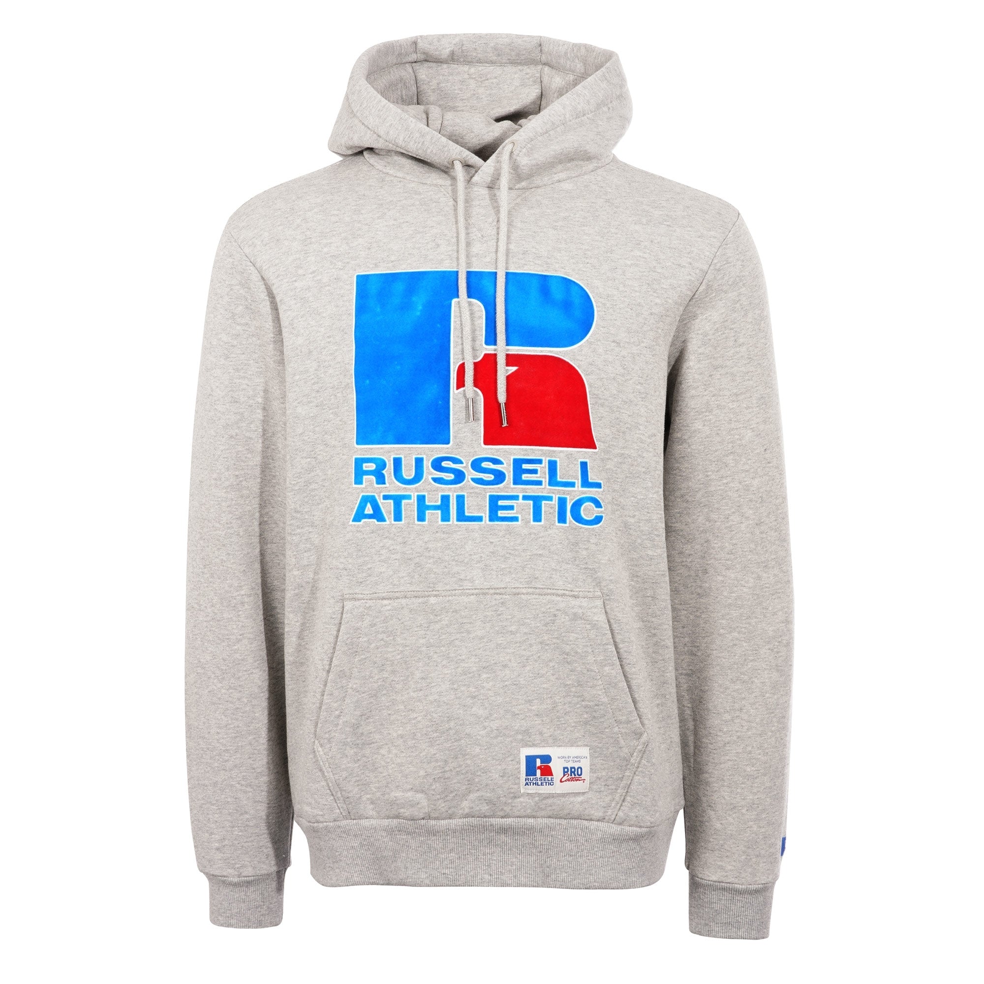 Russell Athletic Eagle Logo Pullover Hoodie - Steel Marl
