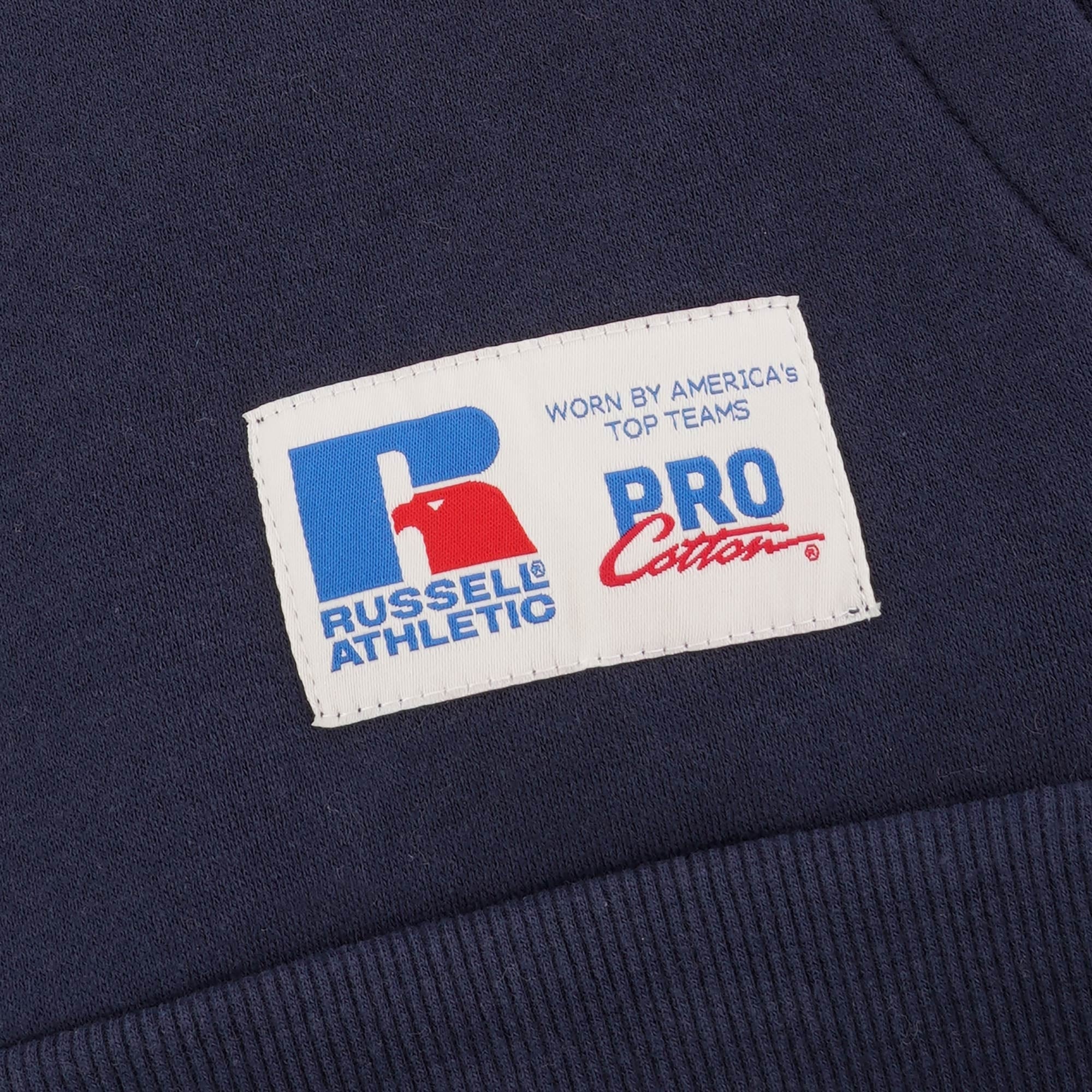 Russell Athletic Eagle Logo Pullover Hoodie - Navy
