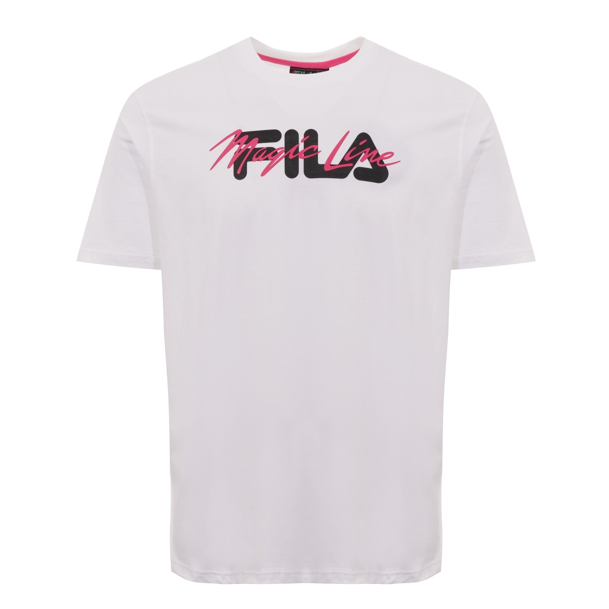Fila Magic Line Short Sleeve Logo T-Shirt - White