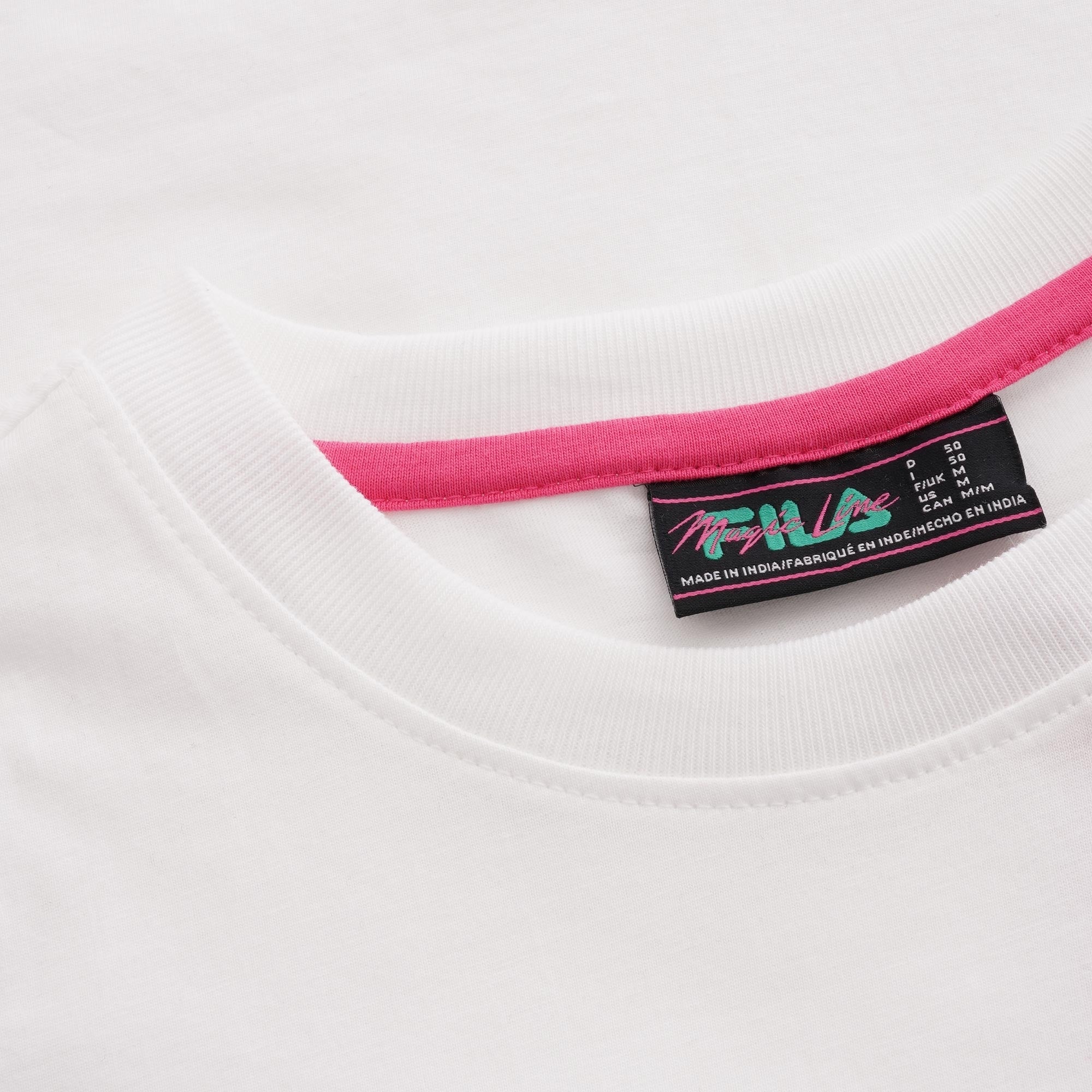 Fila Magic Line Short Sleeve Logo T-Shirt - White