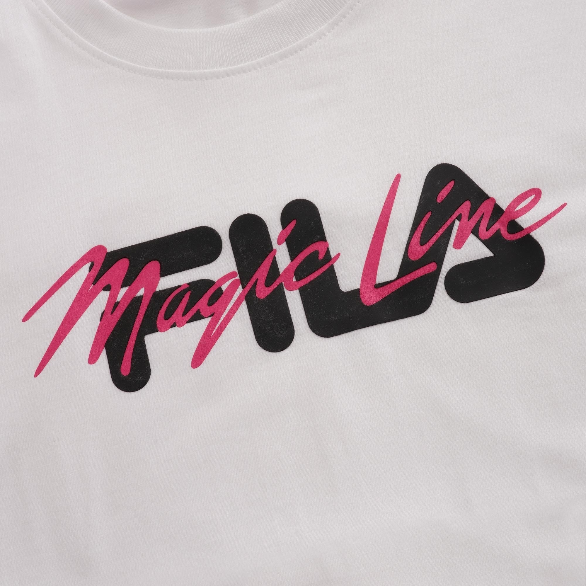 Fila Magic Line Short Sleeve Logo T-Shirt - White
