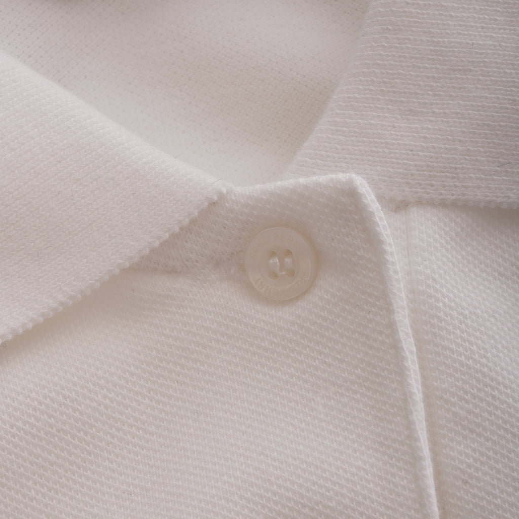 Fred Perry Womens Womens Twin Tip Polo Shirt - White & Black