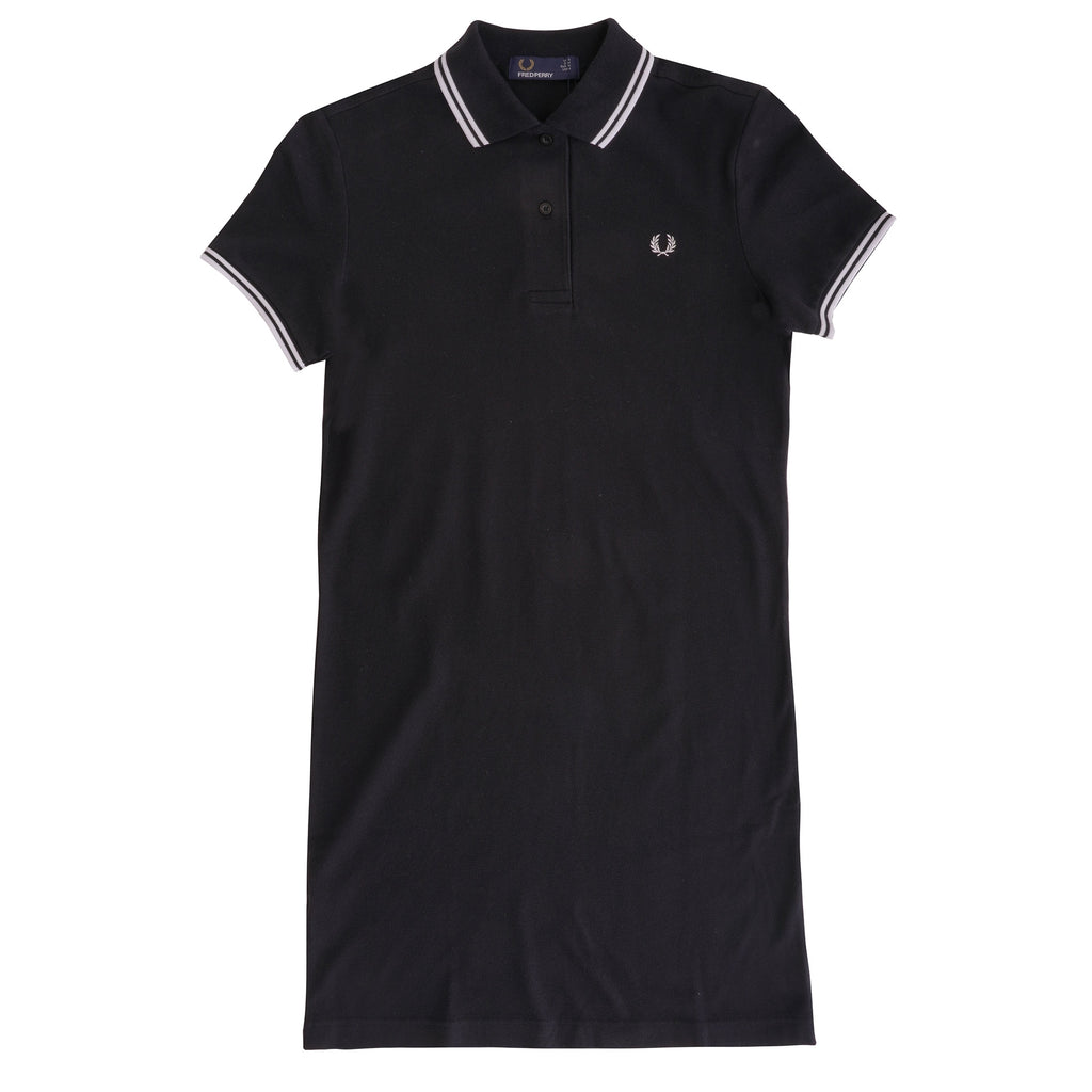 Fred Perry Womens Twin Tipped Dress - Black