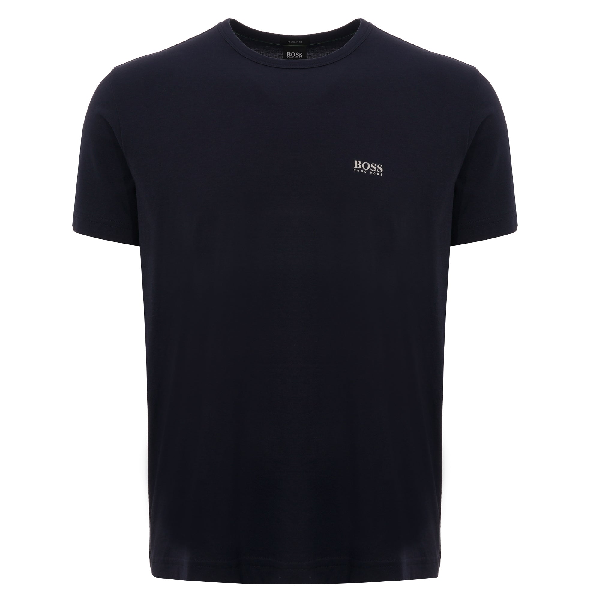 Boss Contrast Detail Logo Tee - Navy