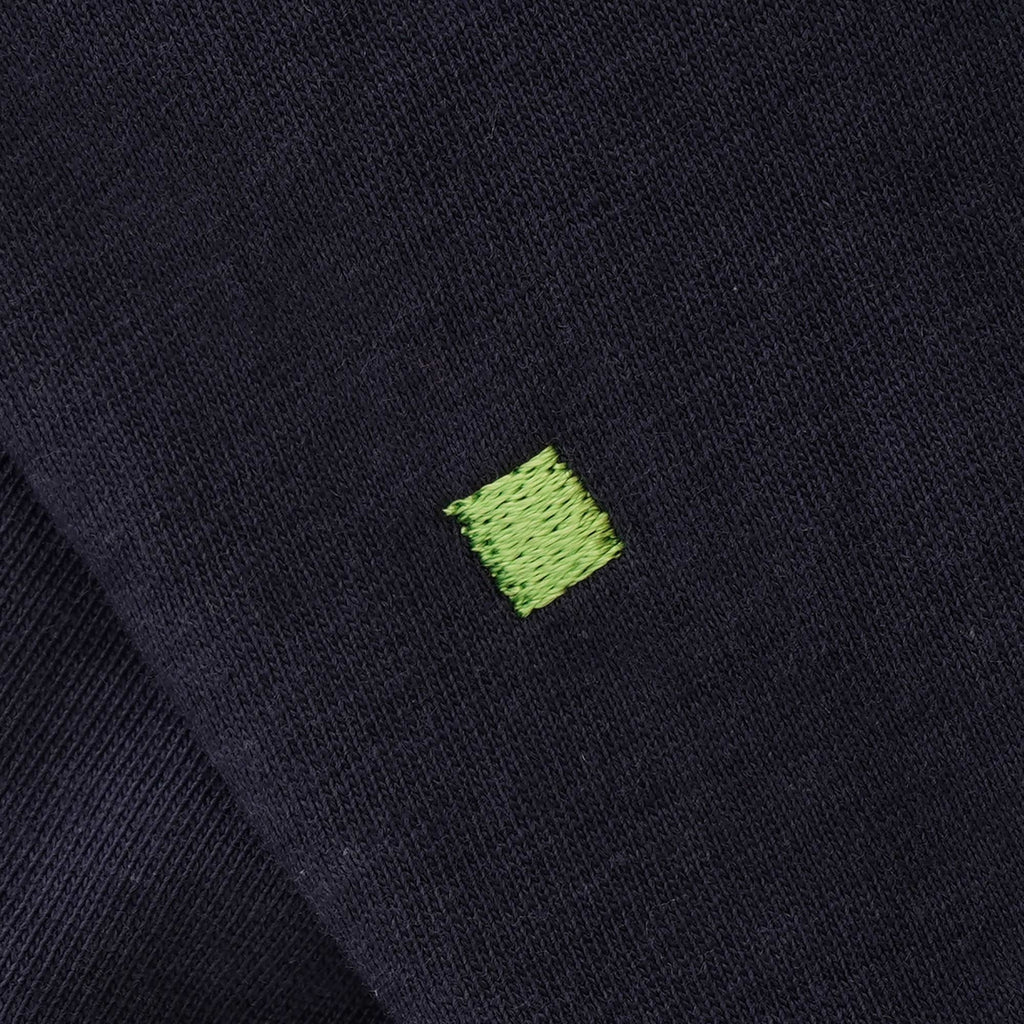 Boss Contrast Detail Logo Tee - Navy