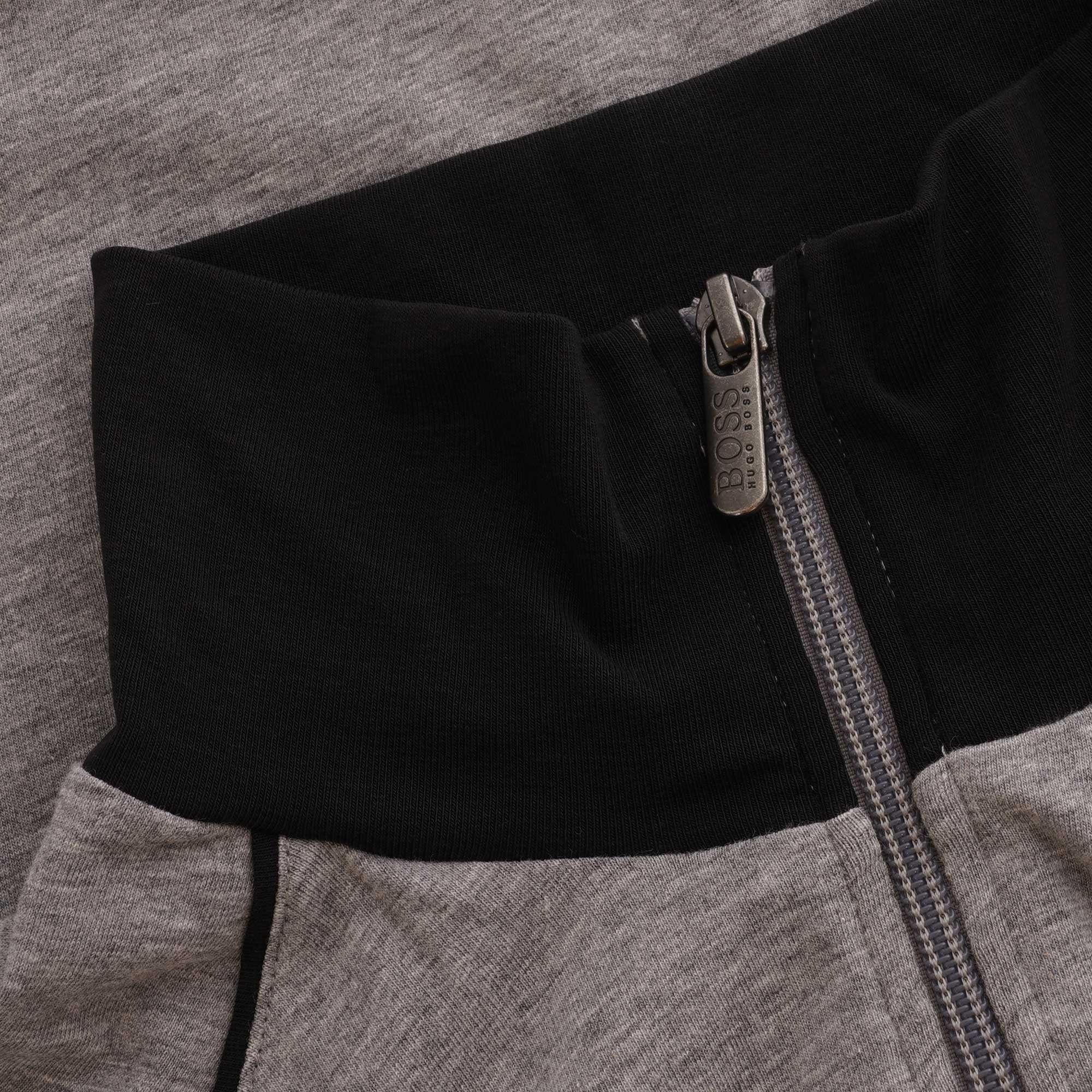 Boss Funnel Neck Jacket - Medium Grey