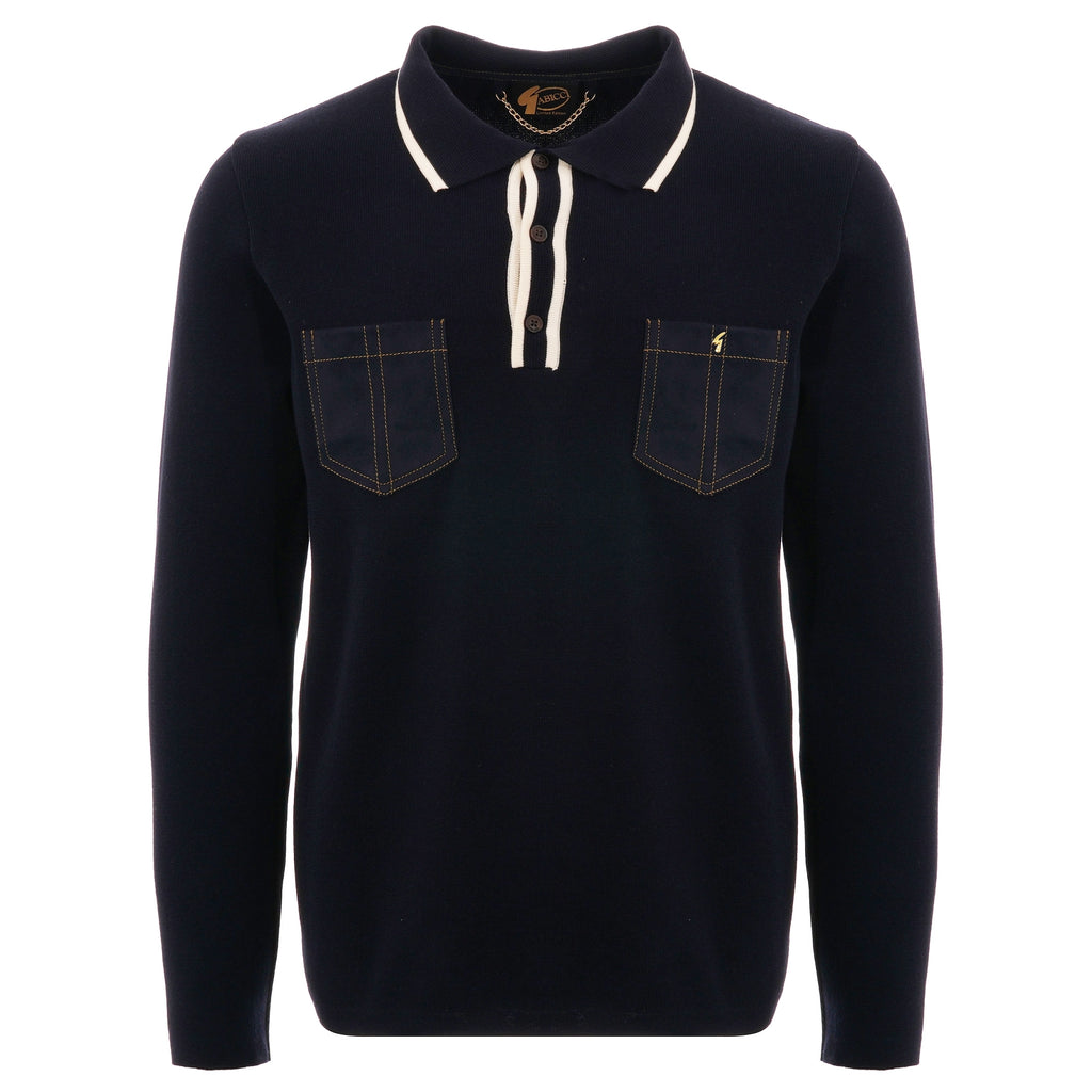 Gabicci Vintage Limited Edition Hatchet Polo Shirt - Navy