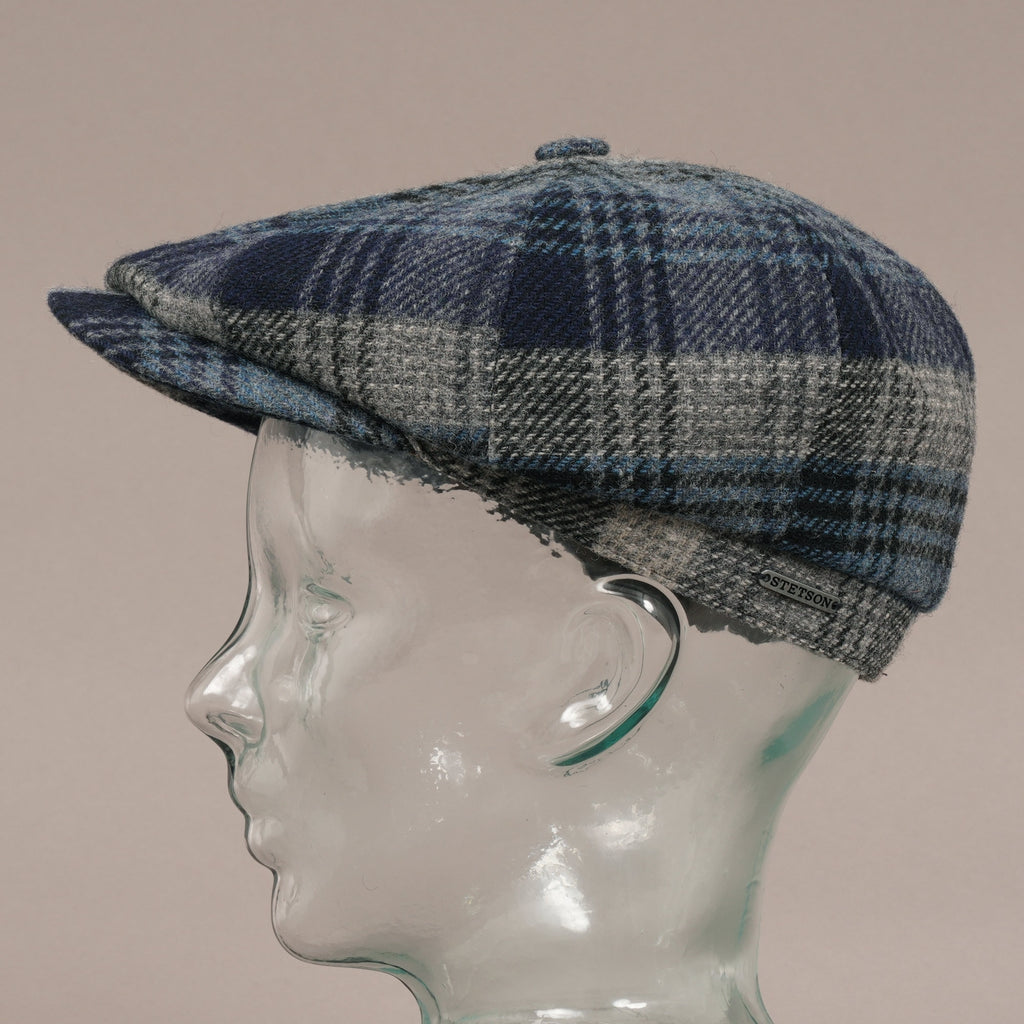 Stetson Hats Wool Hatteras Cap - Blue