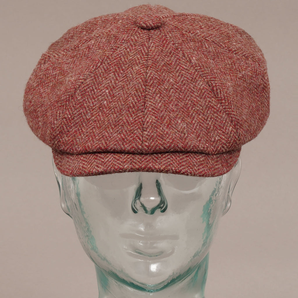 Stetson Hats Hatteras Herringbone Cap - Red