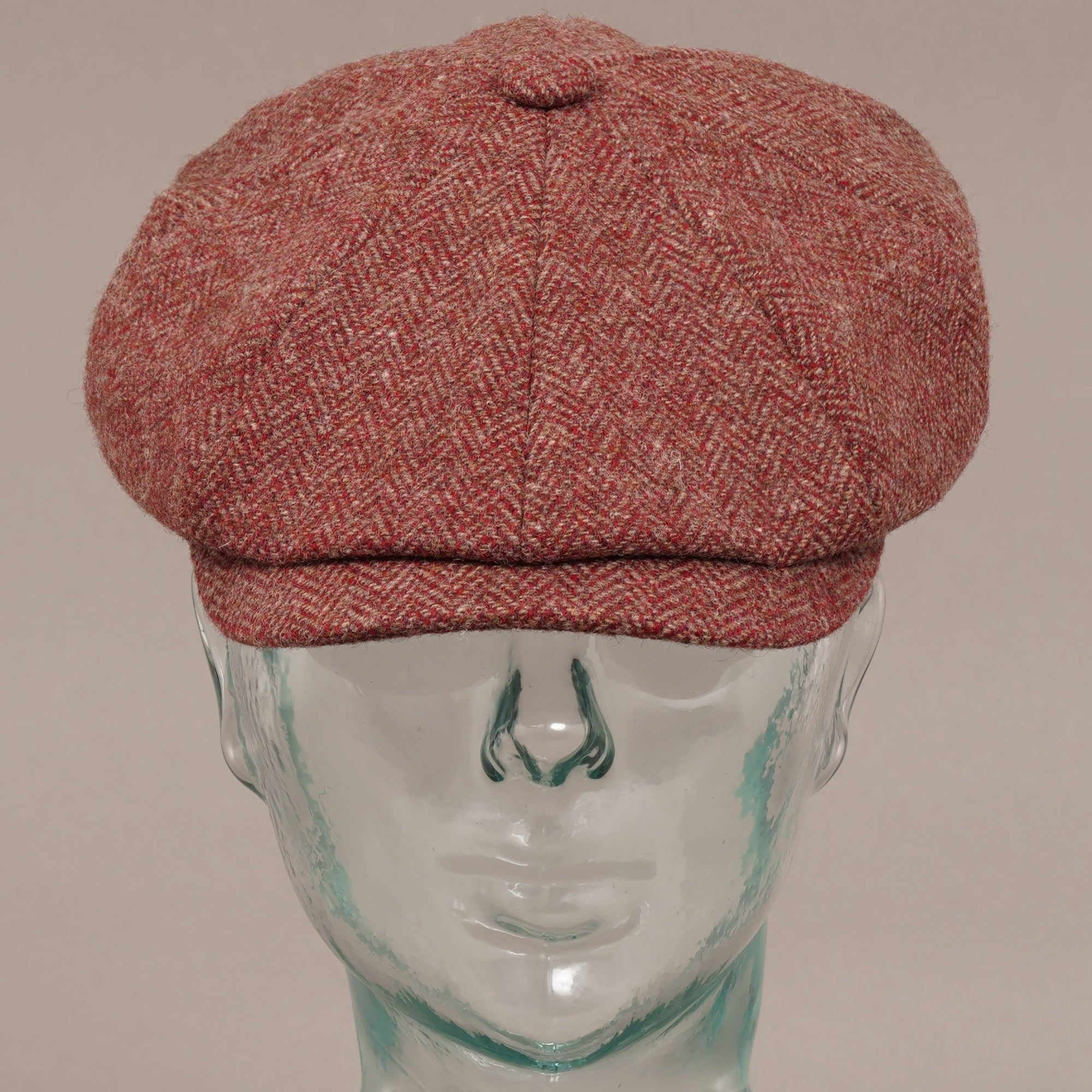 Stetson Hats Hatteras Herringbone Cap - Red