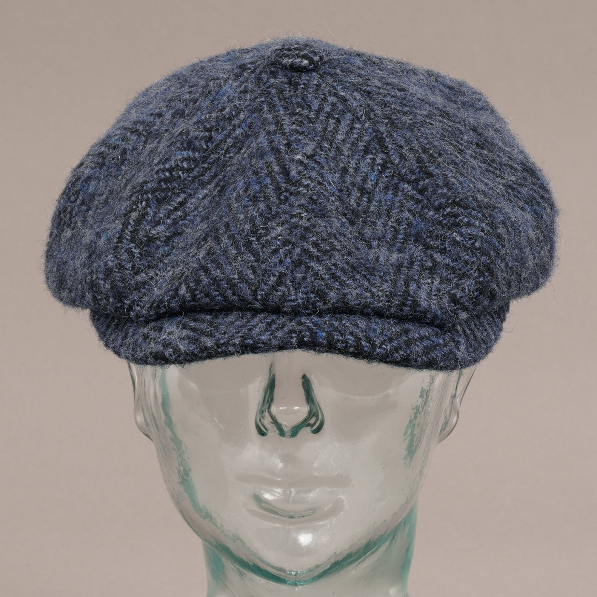Stetson Hats Hatteras Wool Bakerboy Cap - Blue