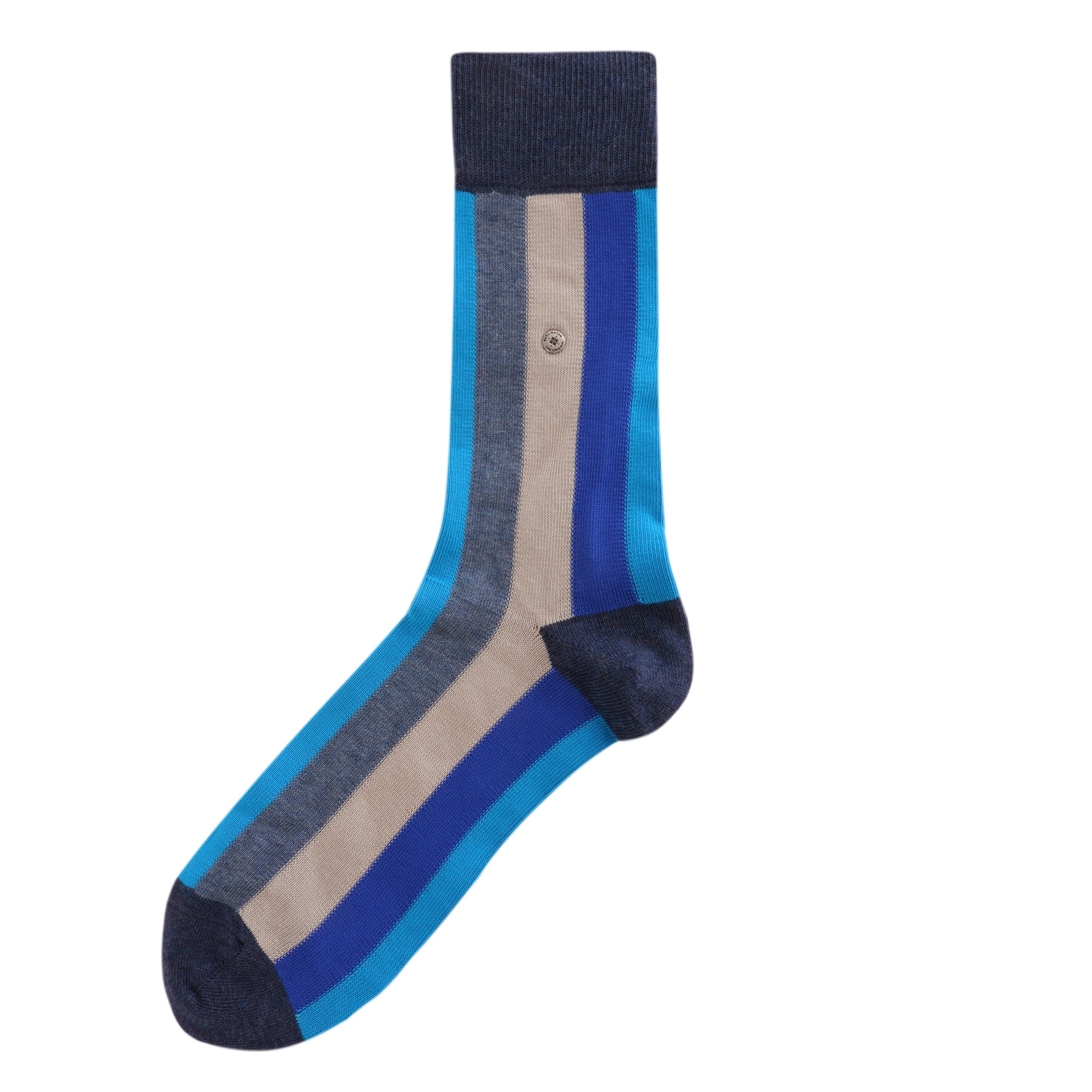 Burlington Socks Vertical Stripe Socks - Blue