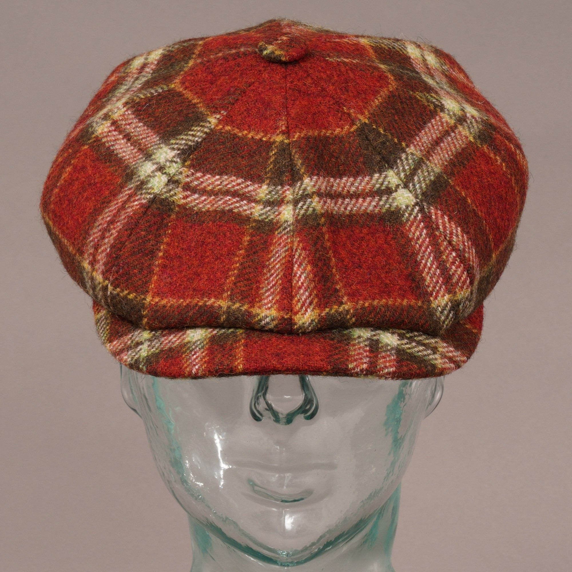Stetson Hats Wool Hatteras Cap - Multi Check
