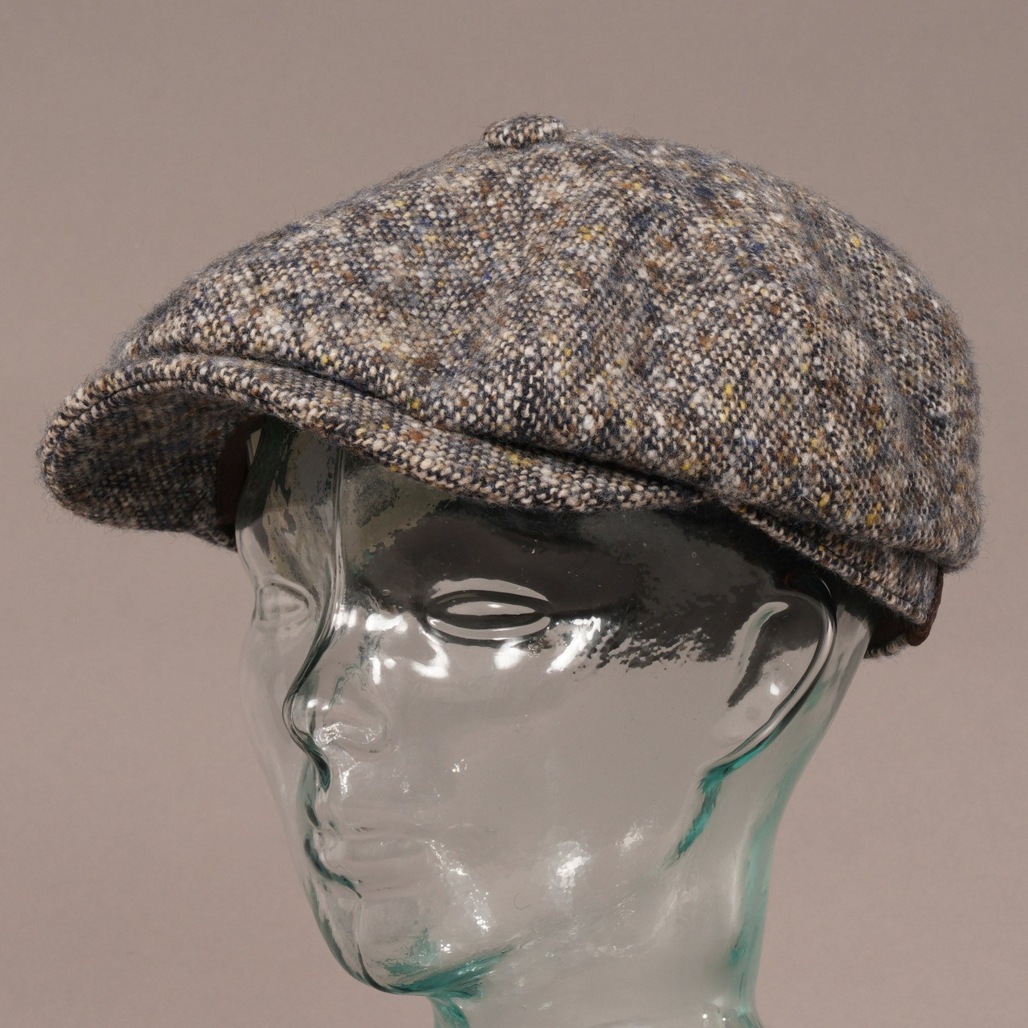 Stetson Hats Hatteras Tweed Wool Newsboy Cap - Beige