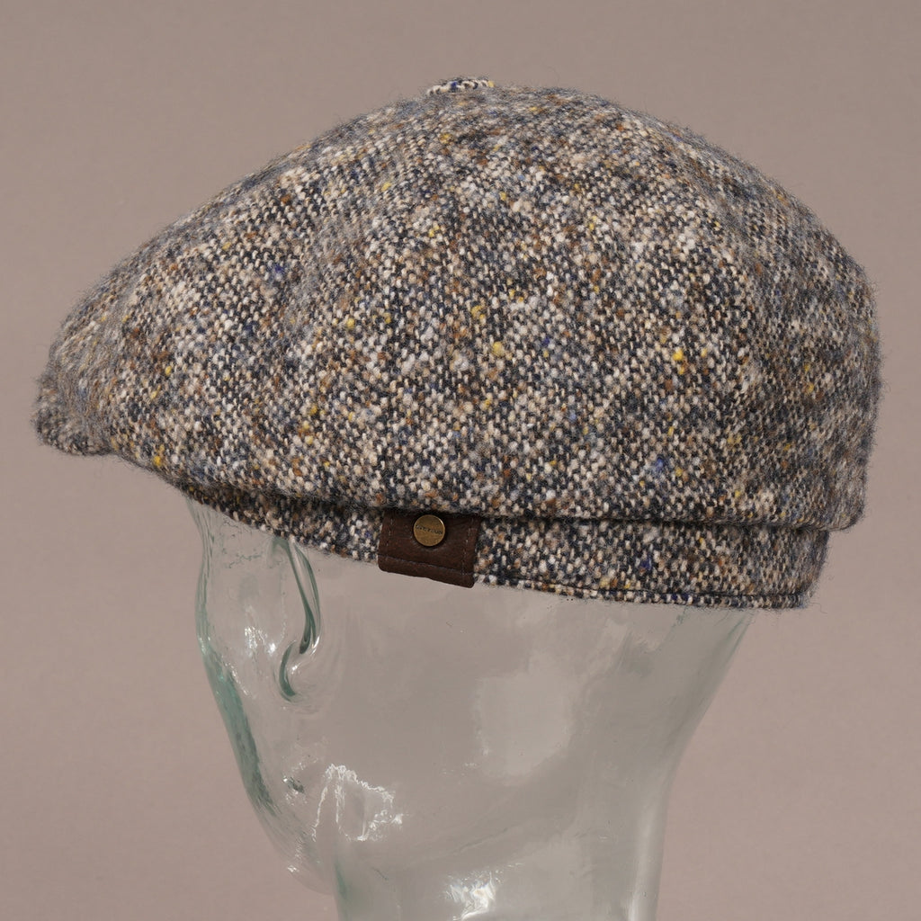 Stetson Hats Hatteras Tweed Wool Newsboy Cap - Beige