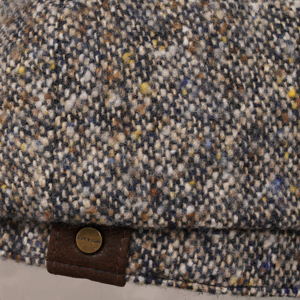 Stetson Hats Hatteras Tweed Wool Newsboy Cap - Beige
