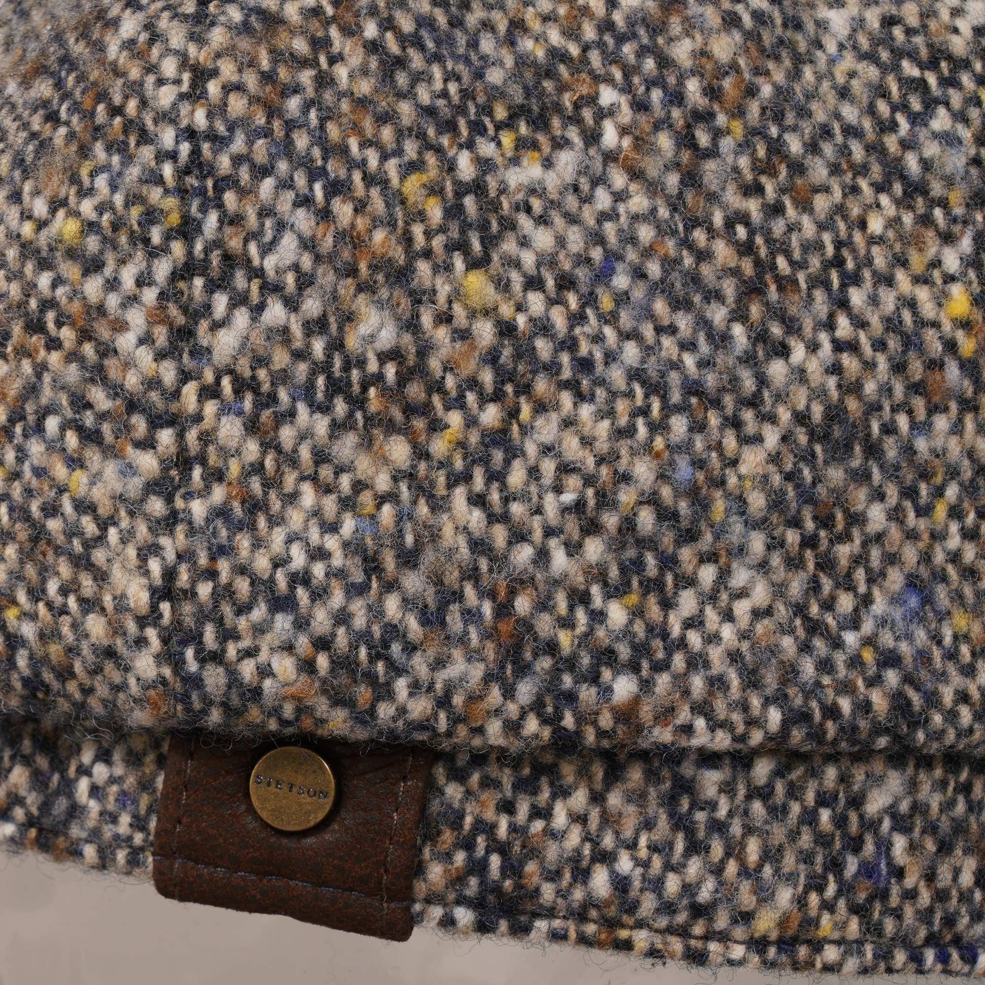Stetson Hats Hatteras Tweed Wool Newsboy Cap - Beige