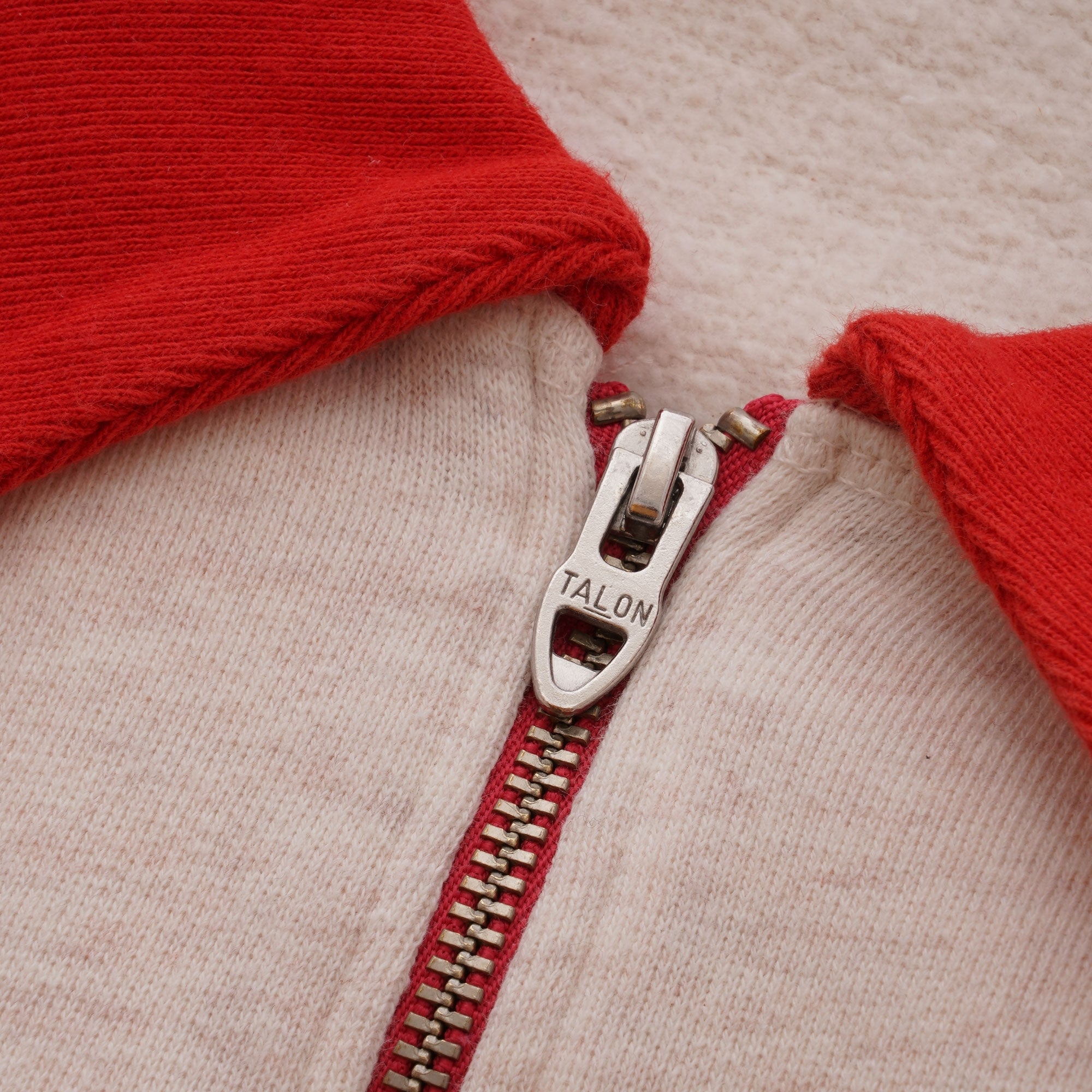 Two Tone 1/2 Zip Polo Shirt - Off White