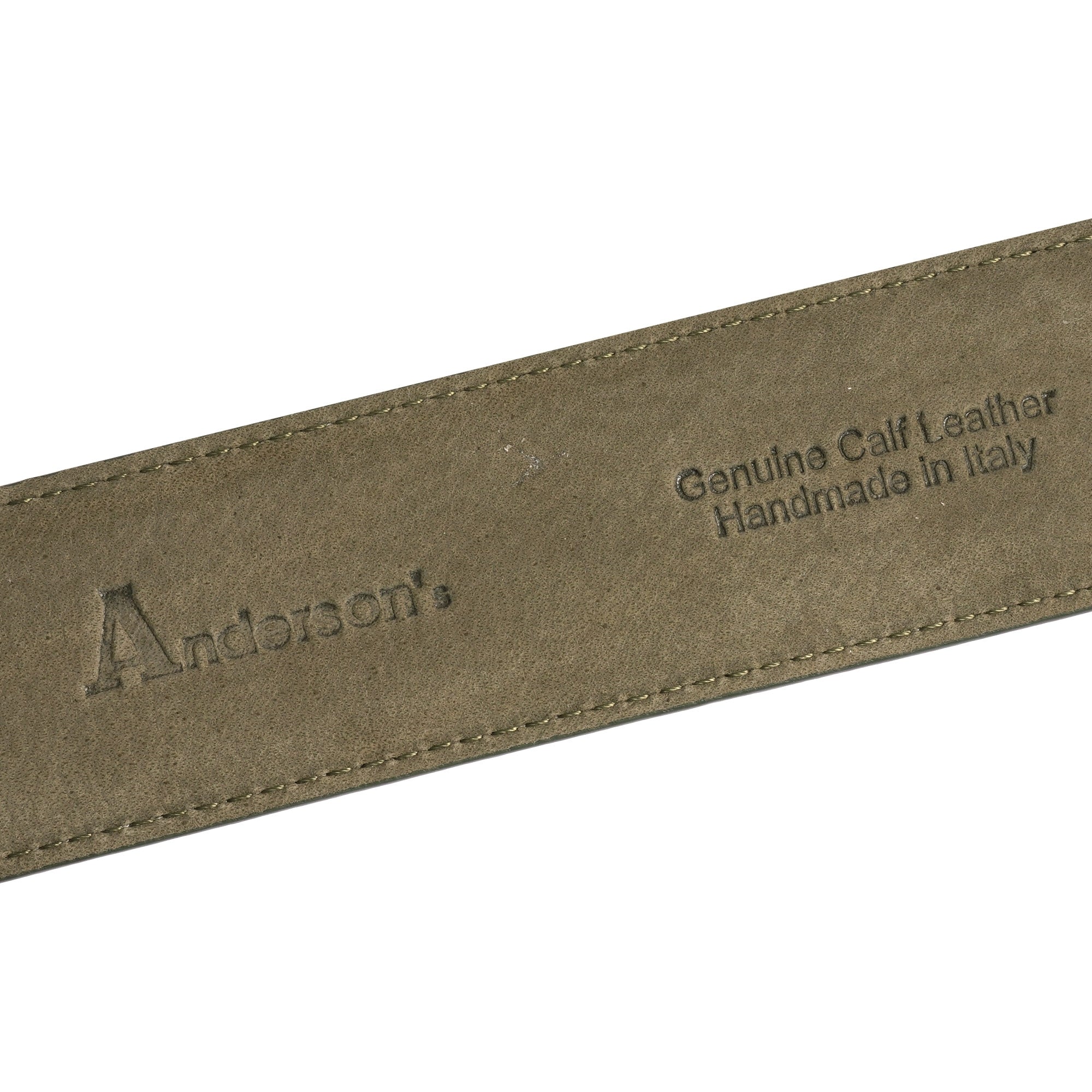 Anderson's Belts Suede Belt - Khaki