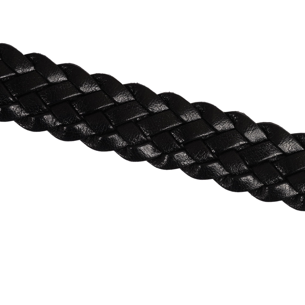 Anderson's Belts Woven Leather Belt - Black