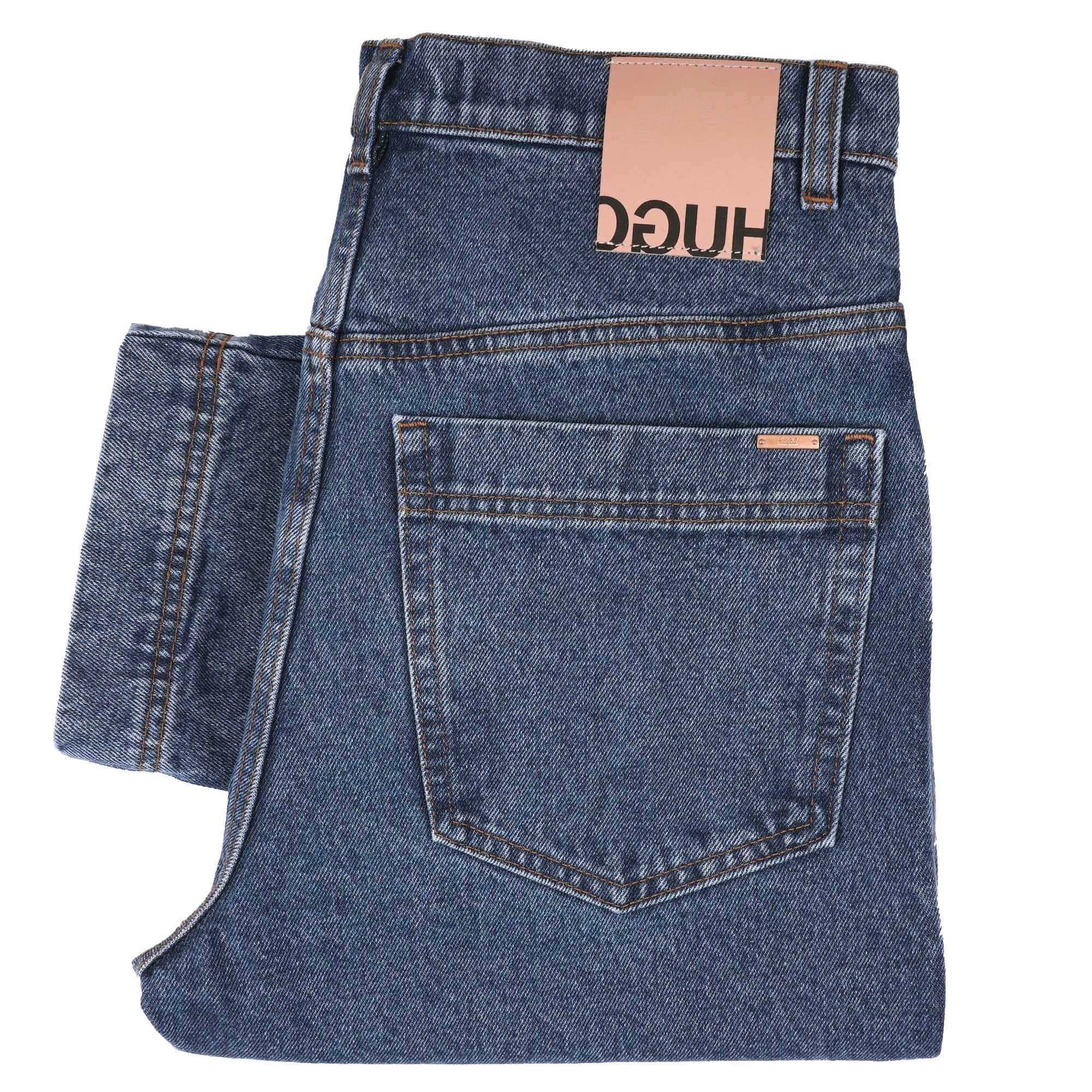 HUGO 843 Relaxed Fit Jeans - Blue